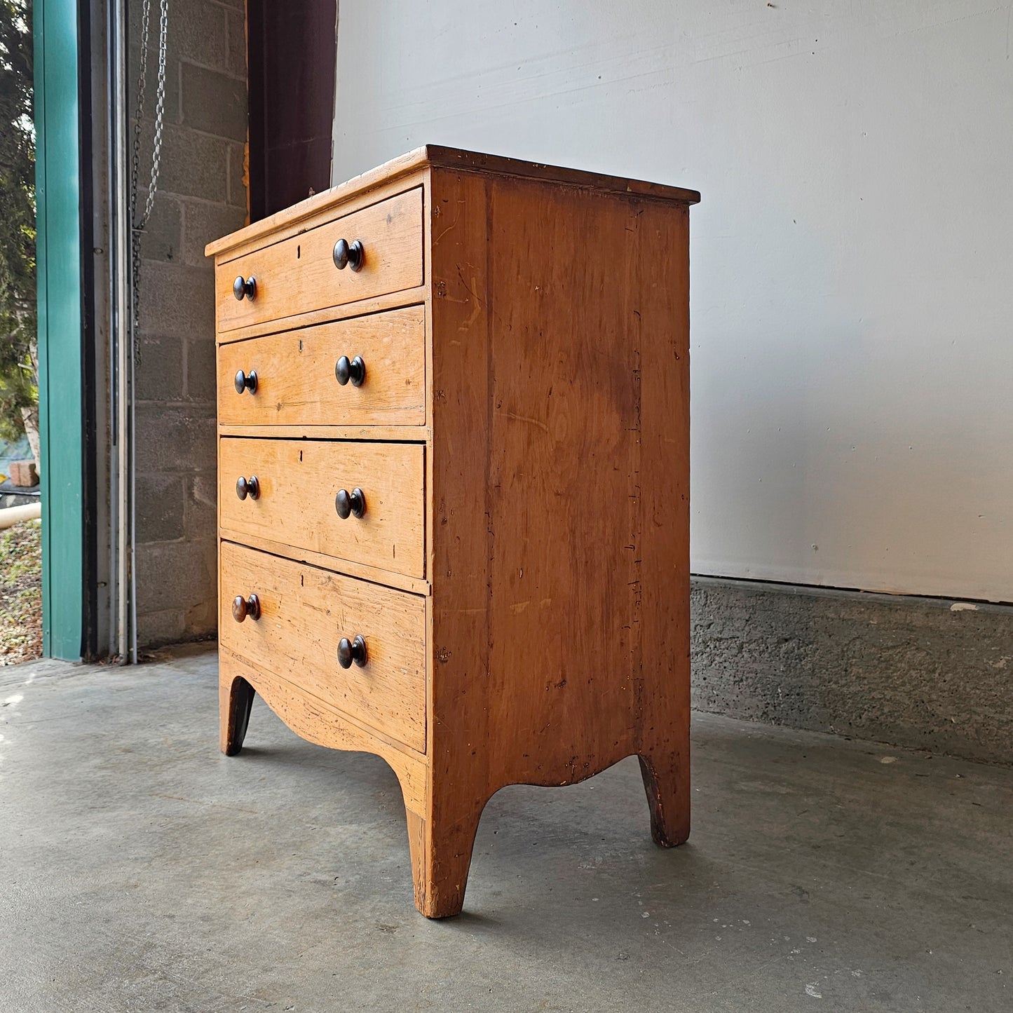 Antique English Pine Dresser - Circa 1870