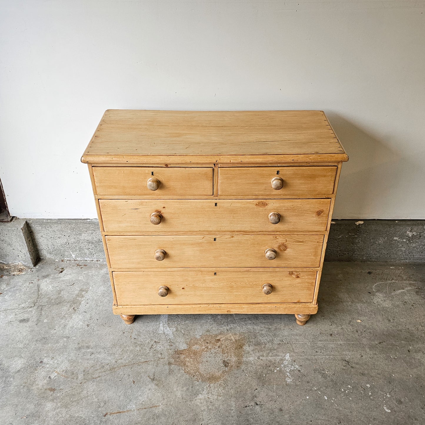 Antique English Pine Dresser - Circa 1860