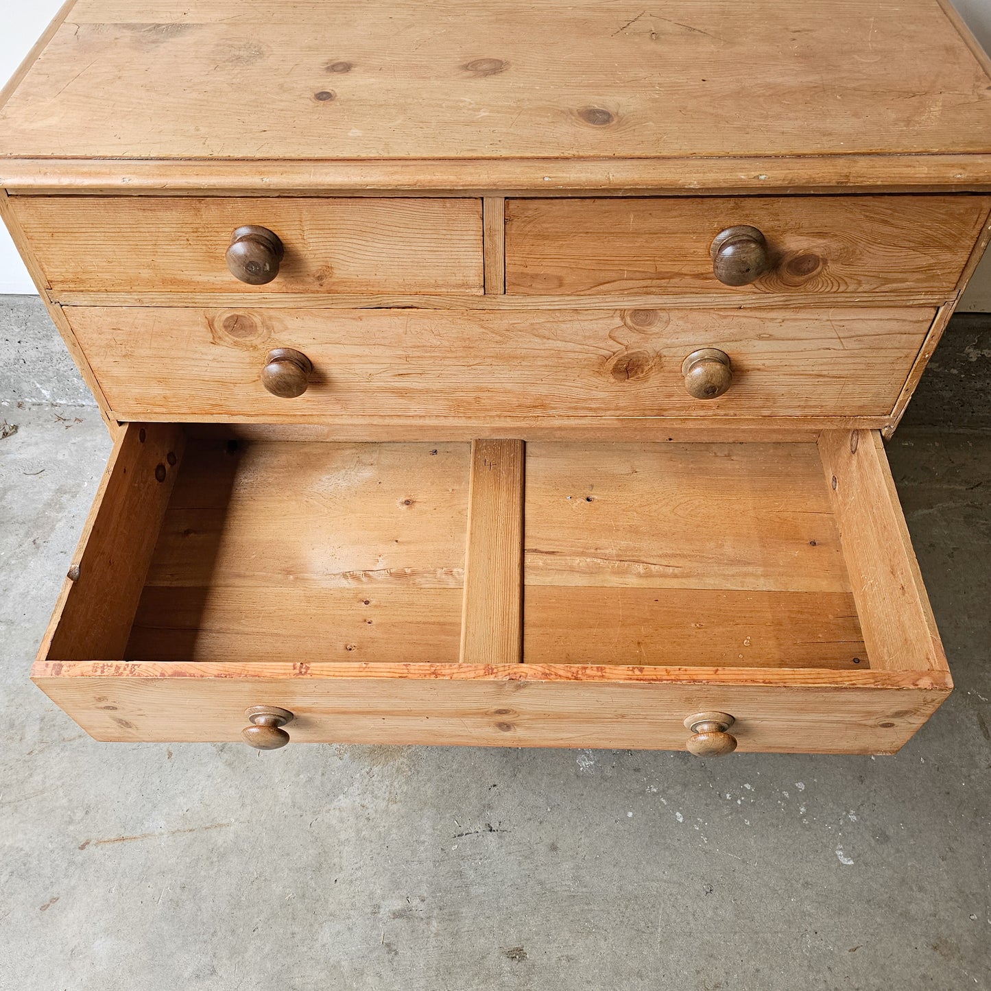 Antique English Pine Dresser - circa 1870