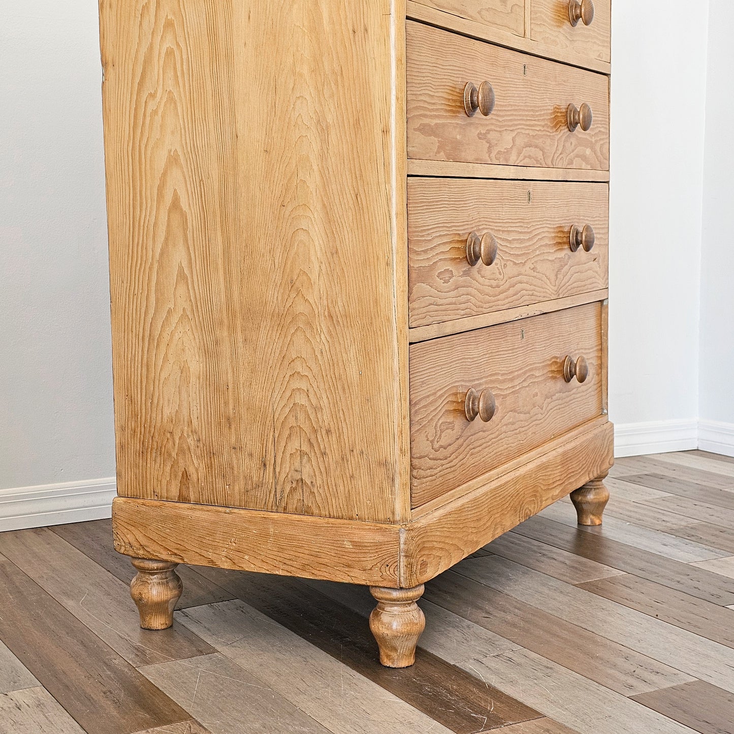 Antique English Pine Dresser - Circa 1880