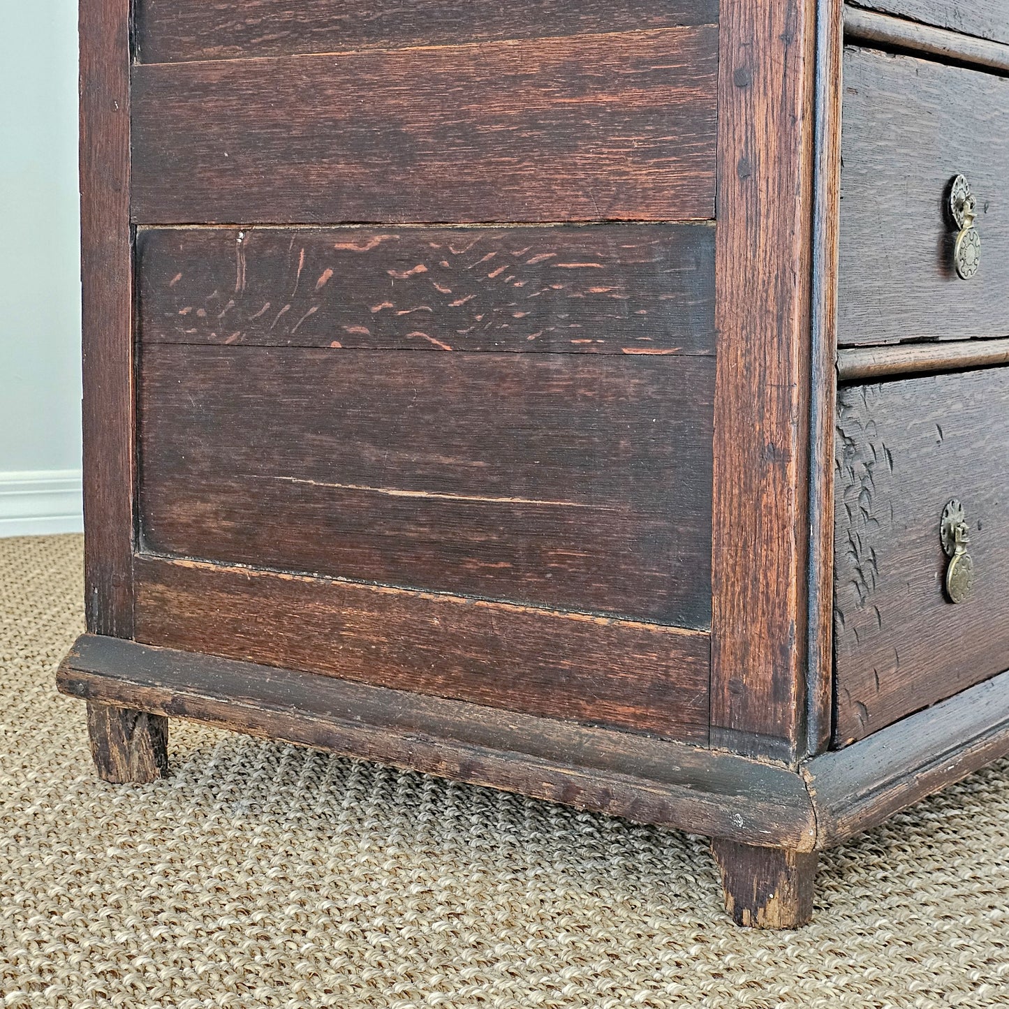 Antique English Oak Dresser - Circa 1780