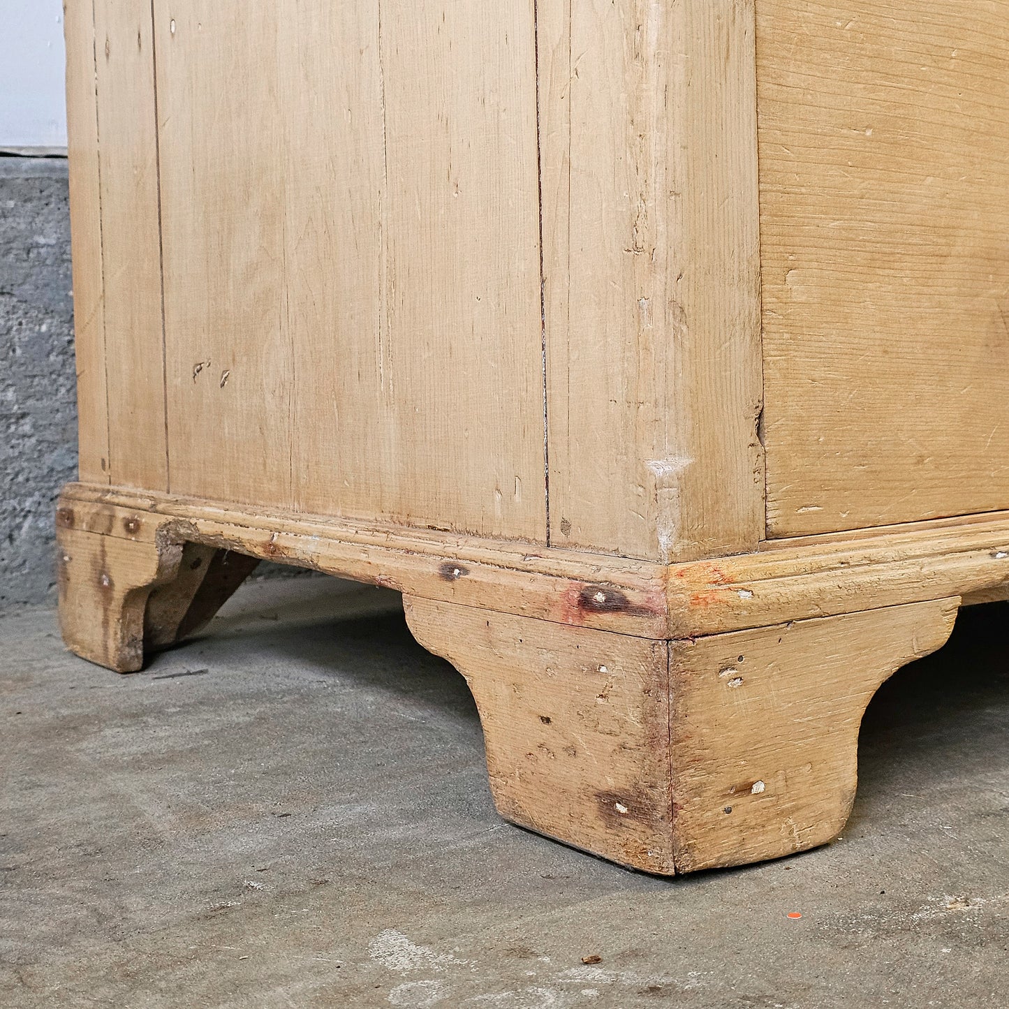 Antique English Pine Dresser - Circa 1870