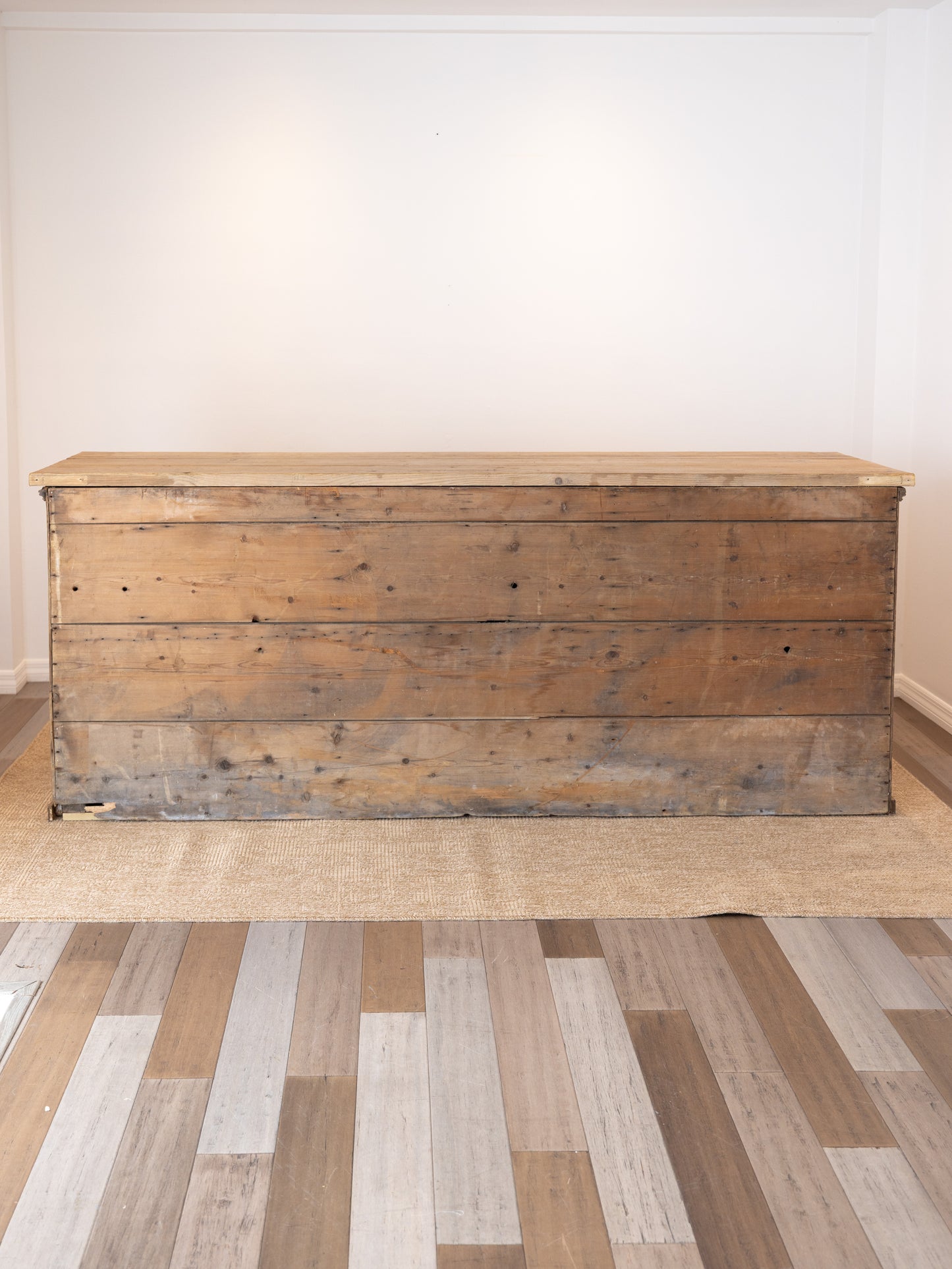 Stately Antique English Pine Sideboard Kitchen Island -
Circa 1870