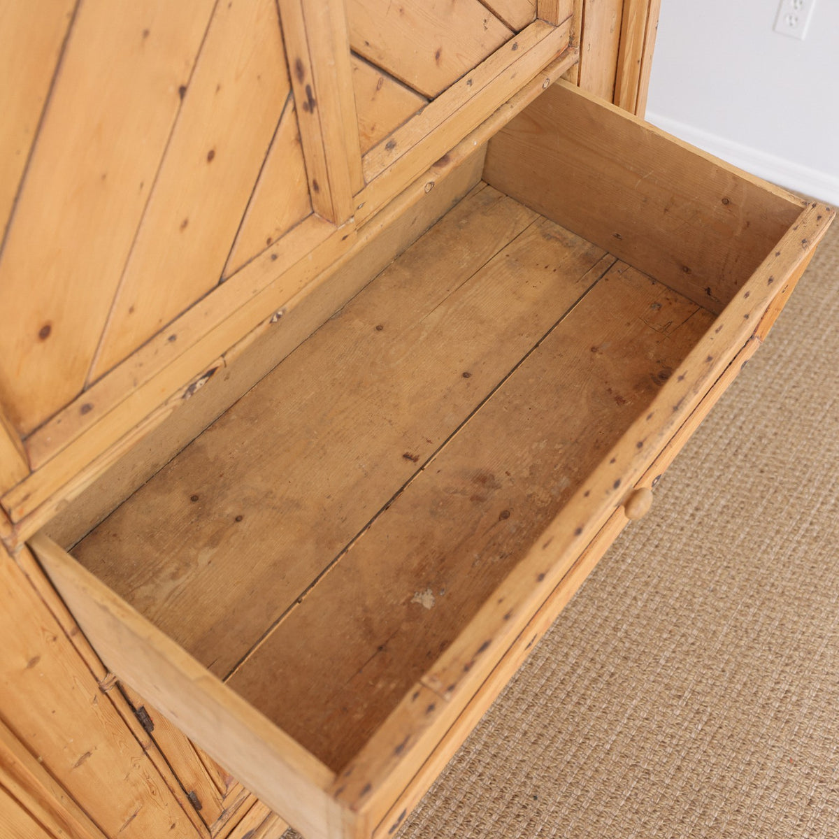 Antique English Pine Cupboard | c. Late 19th century