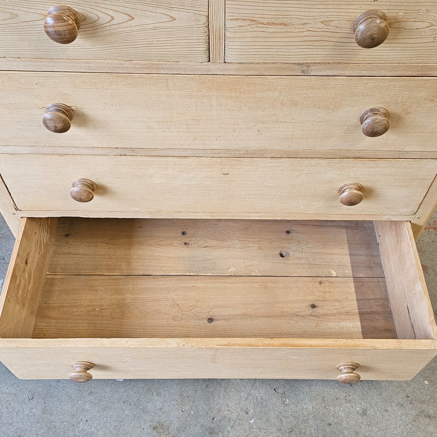 Antique English Pine Dresser - Circa 1870