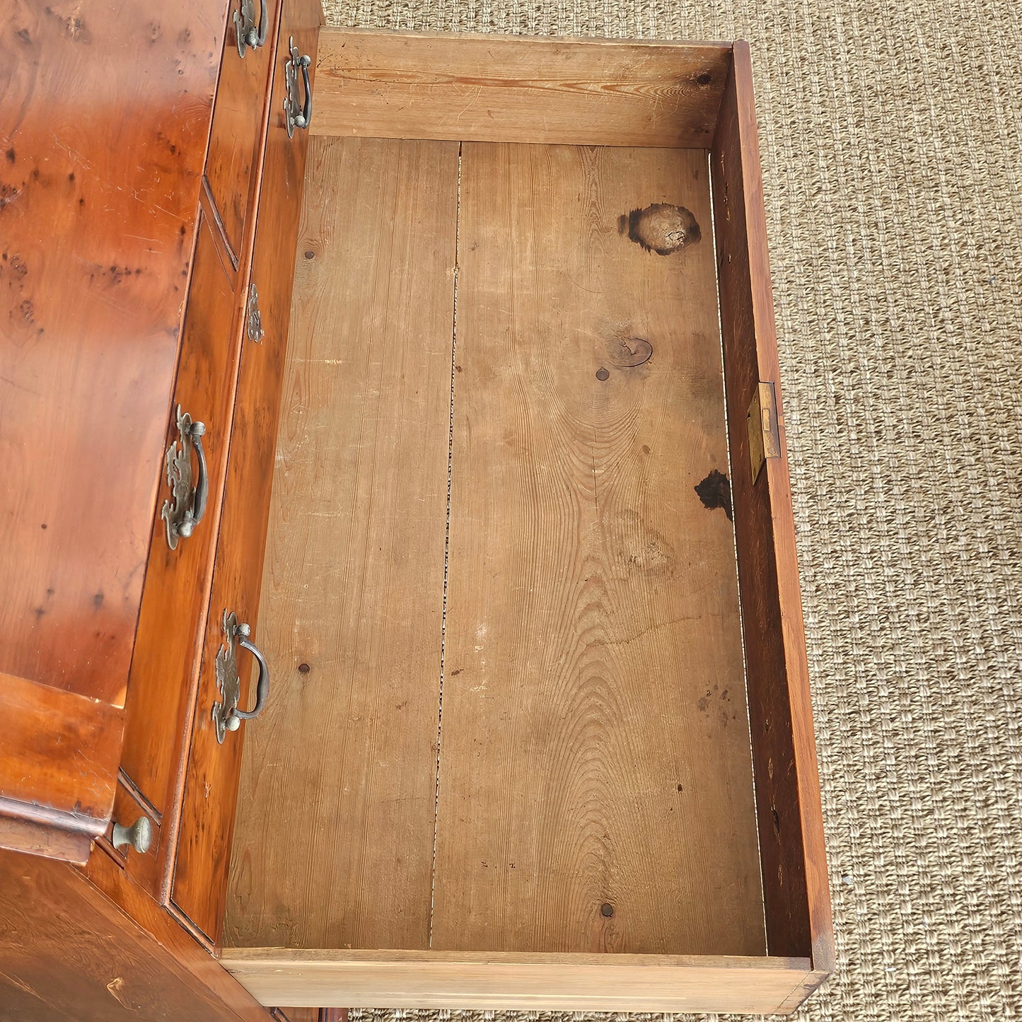 Antique English Secretary Bookcase | Georgian Revival | Circa 1900–1930