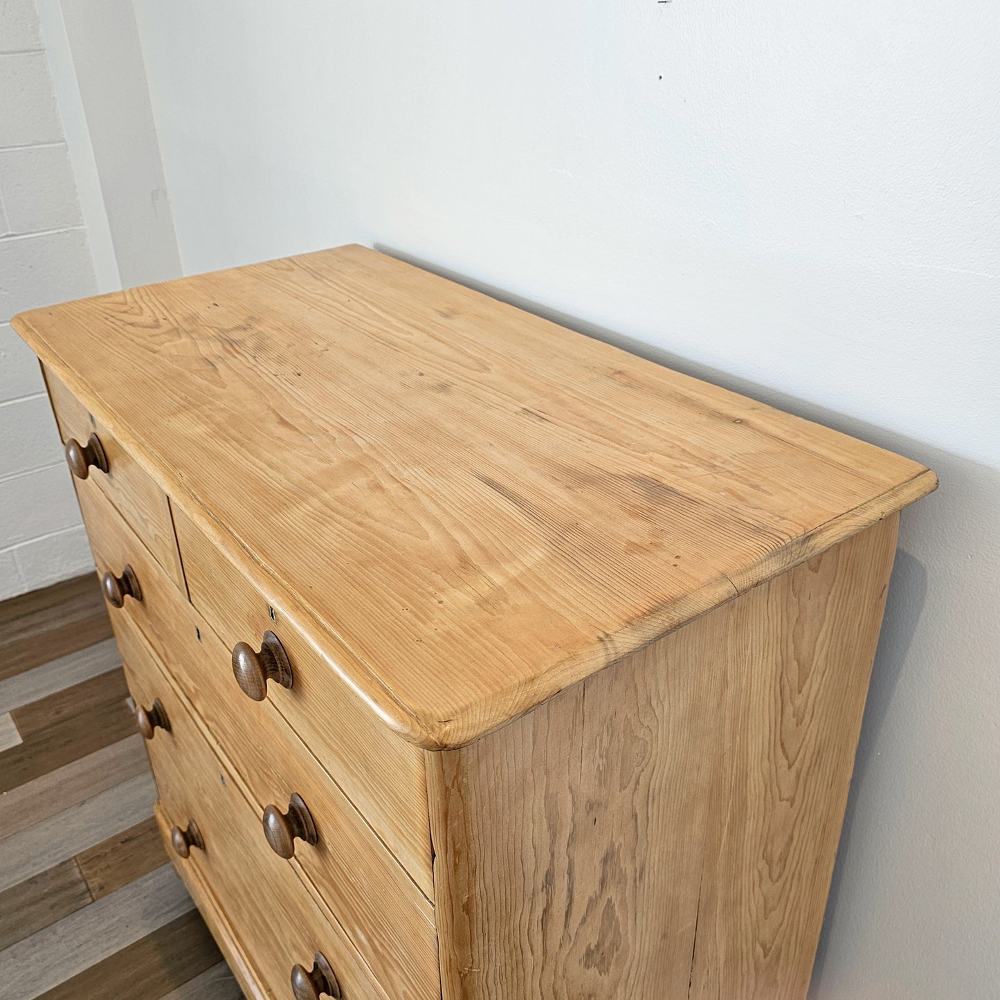 Antique English Pine Dresser - Circa 1880