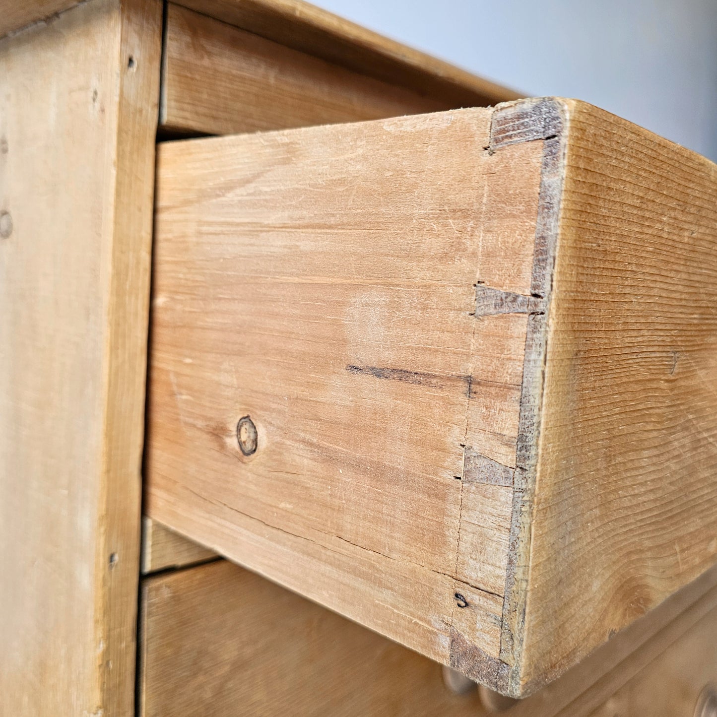 Petite Antique Pine Chest of Drawer/Nightstand - Circa 1860