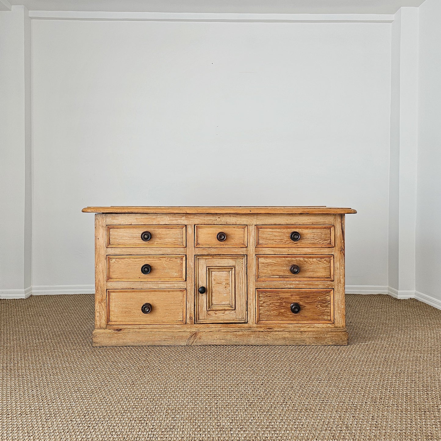 Antique English Pine Sideboard | Circa 1880