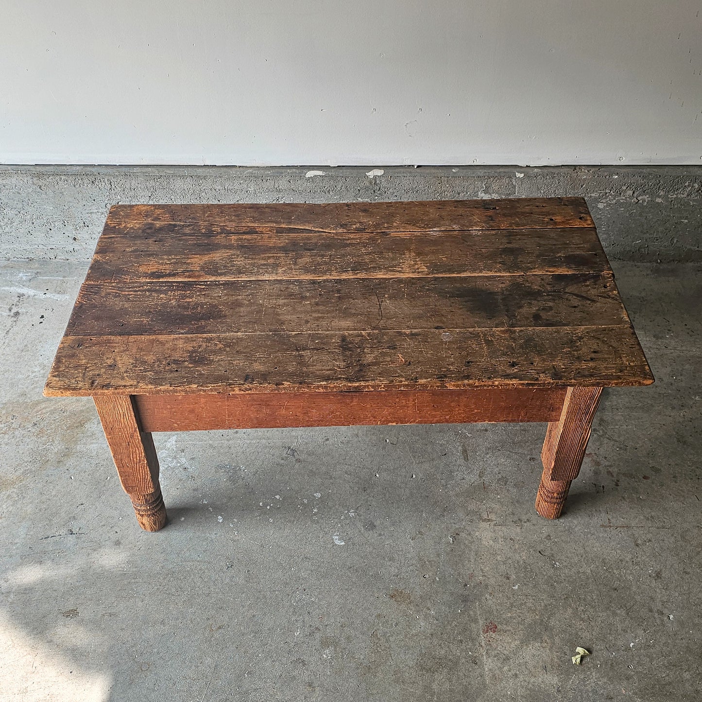 Antique farmhouse coffee table