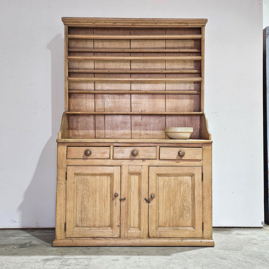 Antique English Pine Kitchen Dresser - Circa 1860