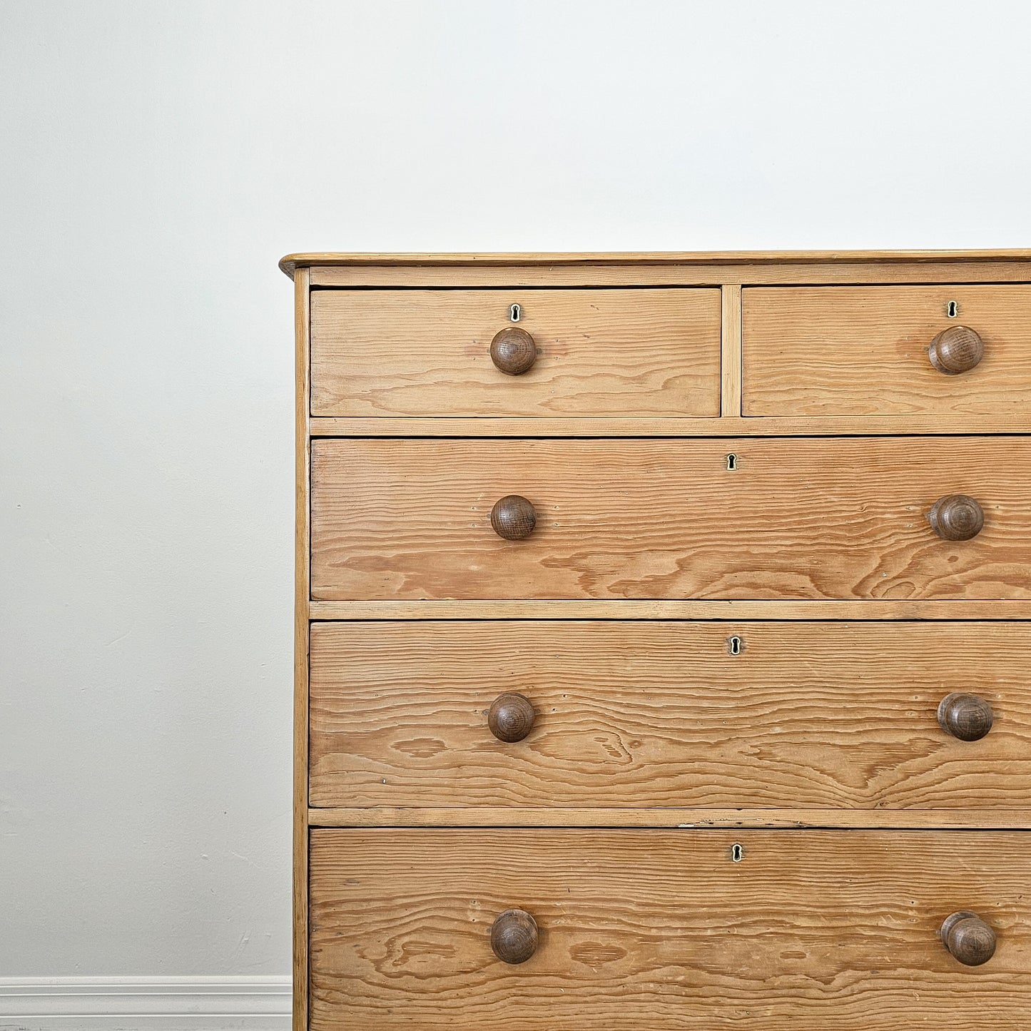 Antique English Pine Dresser - Circa 1880
