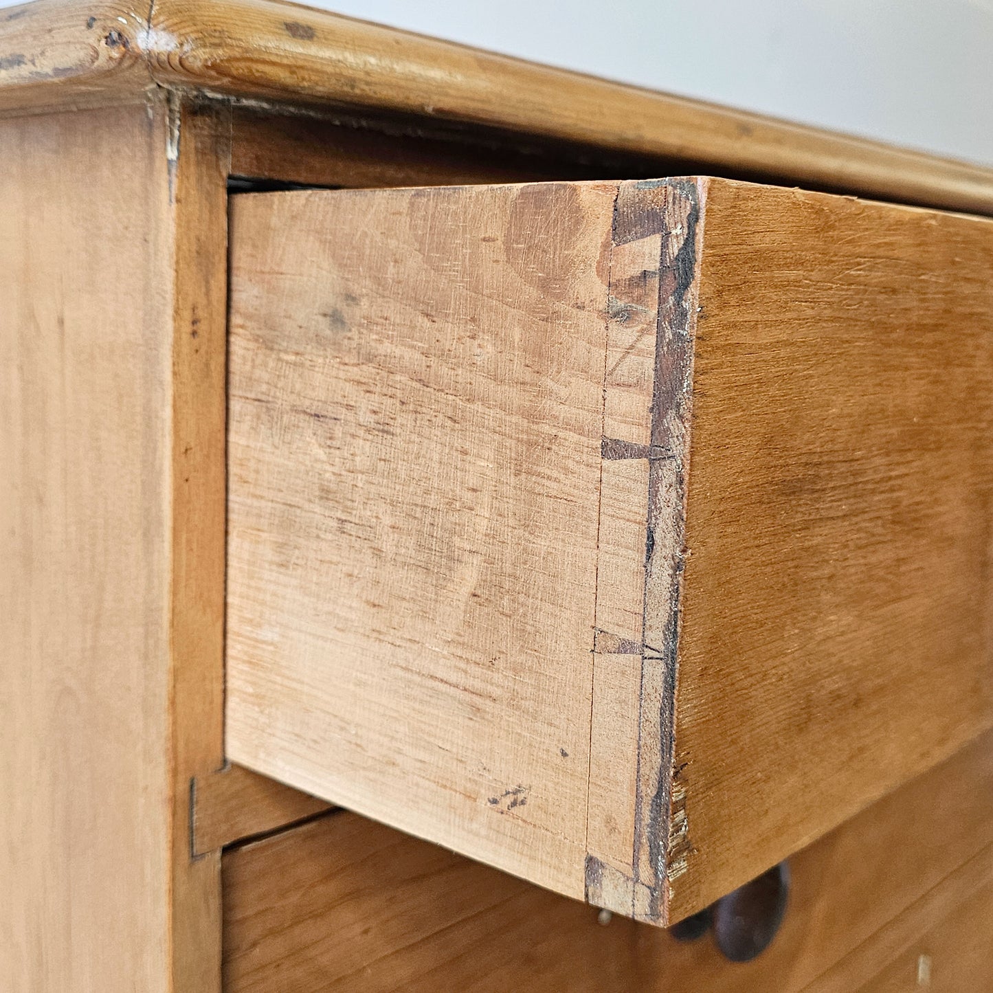 Antique English Pine Dresser - Circa 1880