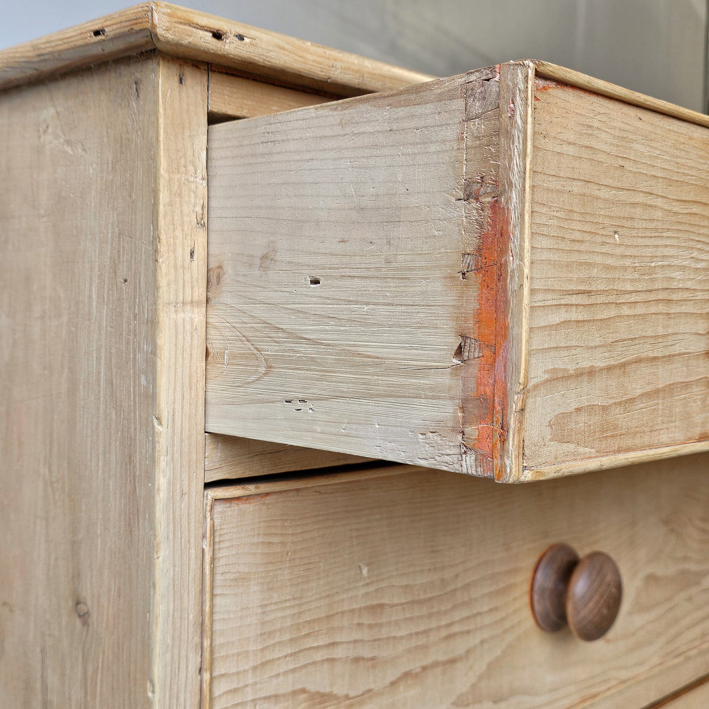 Antique English Pine Dresser - Circa 1870
