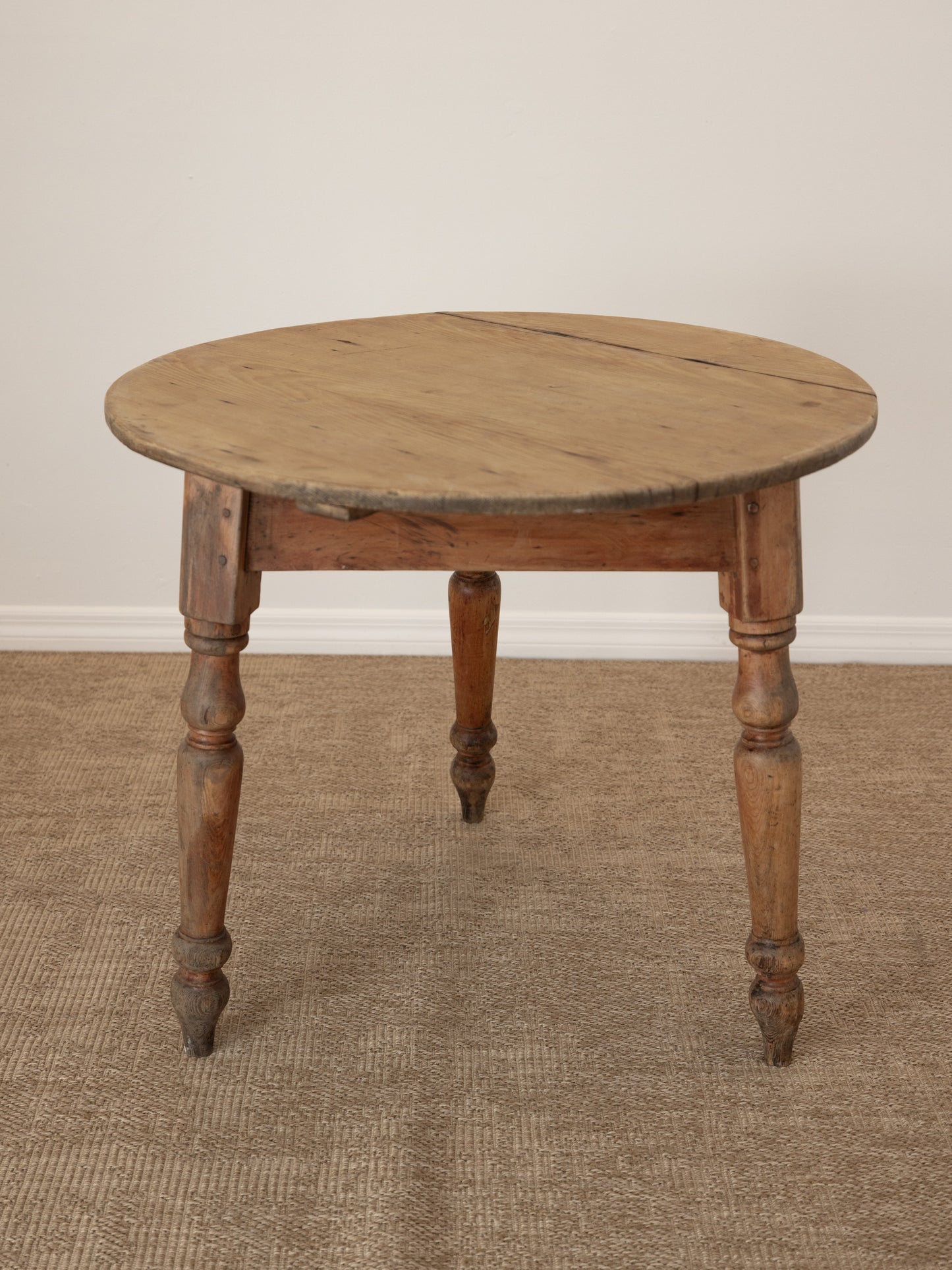 Antique English Pine Cricket Table - Circa 1870