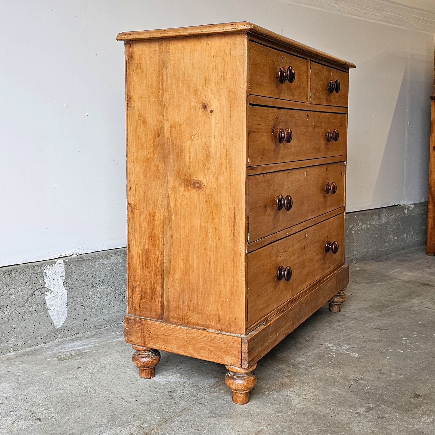 Antique English Pine Dresser - Circa 1880