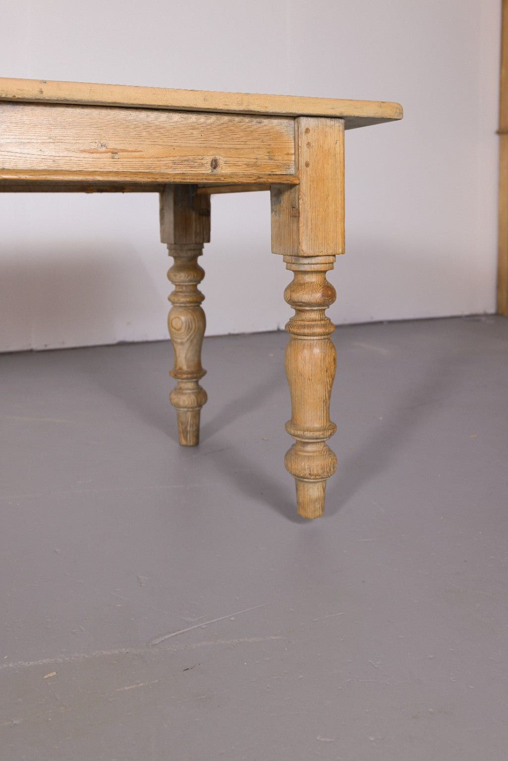Monumental Antique English Pine Harvest Table | 12.5 Feet | Circa 1880