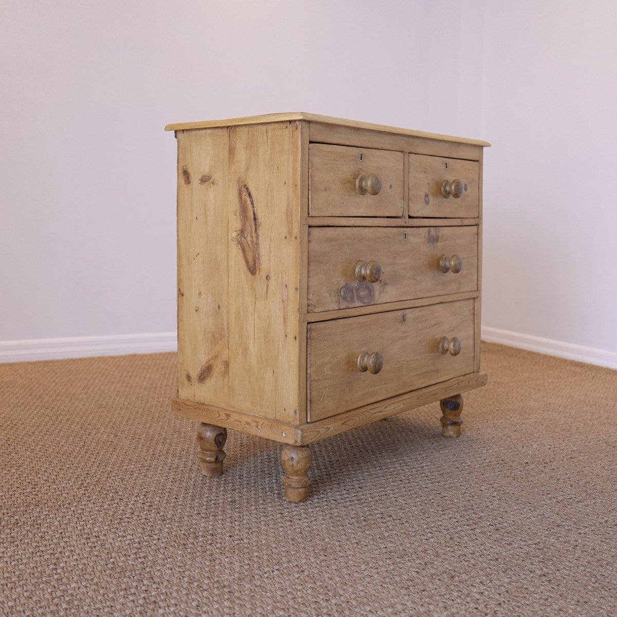 Antique English Pine Petite Dresser or Nightstand - Circa 1870 #01