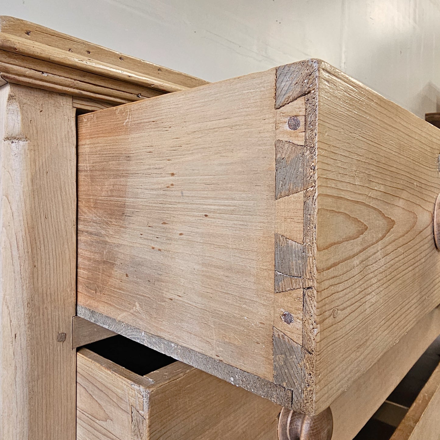 Antique English Pine Dresser - Circa 1870