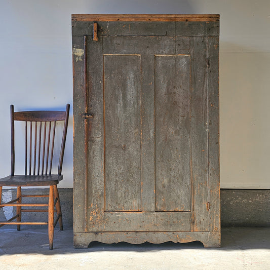 Late 1800s Antique Pine Jelly Cabinet with Original Finish