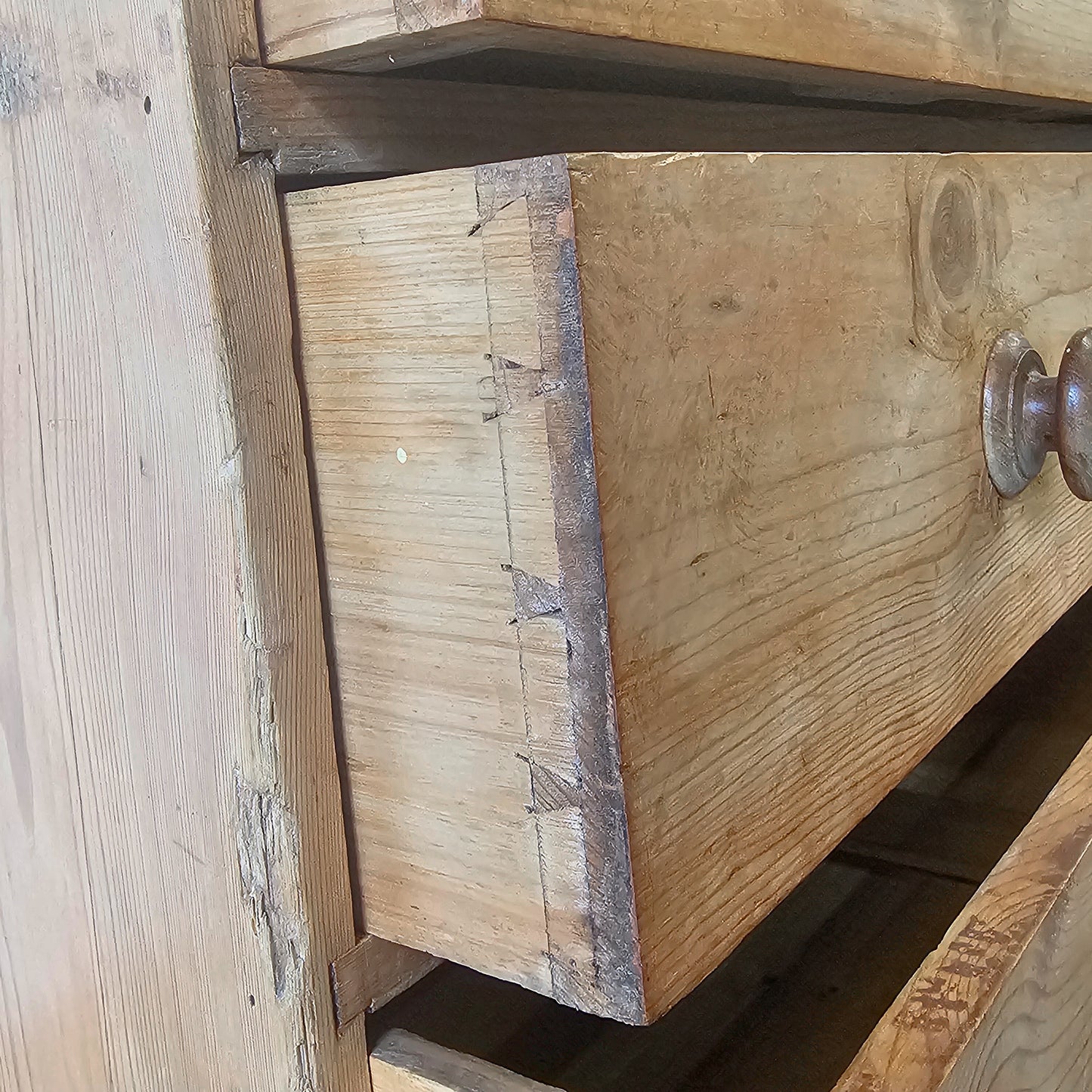 Antique English Pine Dresser - circa 1870