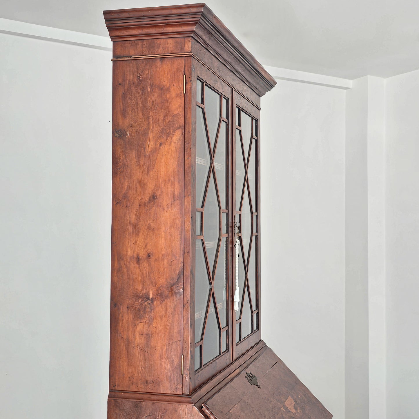 Antique English Secretary Bookcase | Georgian Revival | Circa 1900–1930