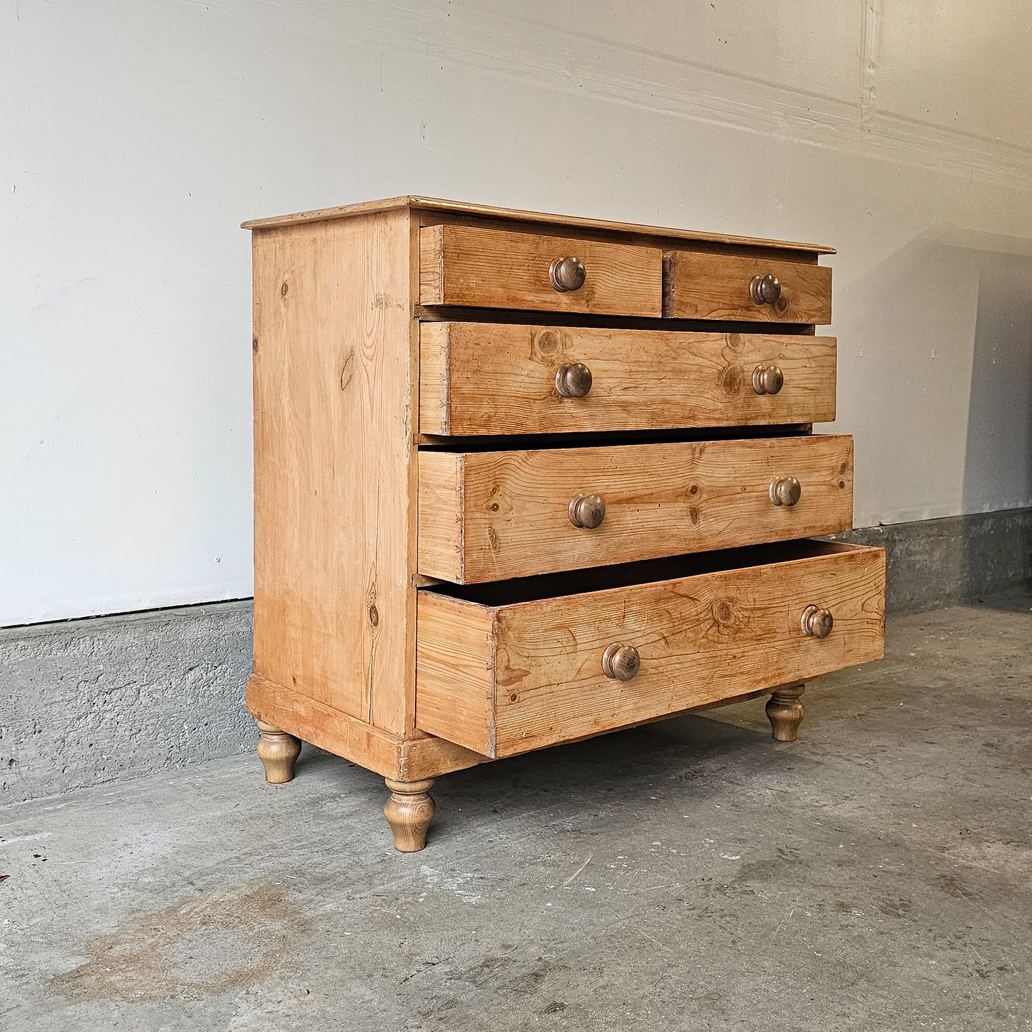 Antique English Pine Dresser - circa 1870