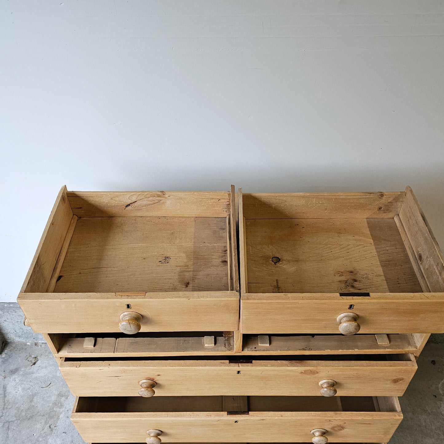 Antique English Pine Dresser - Circa 1860
