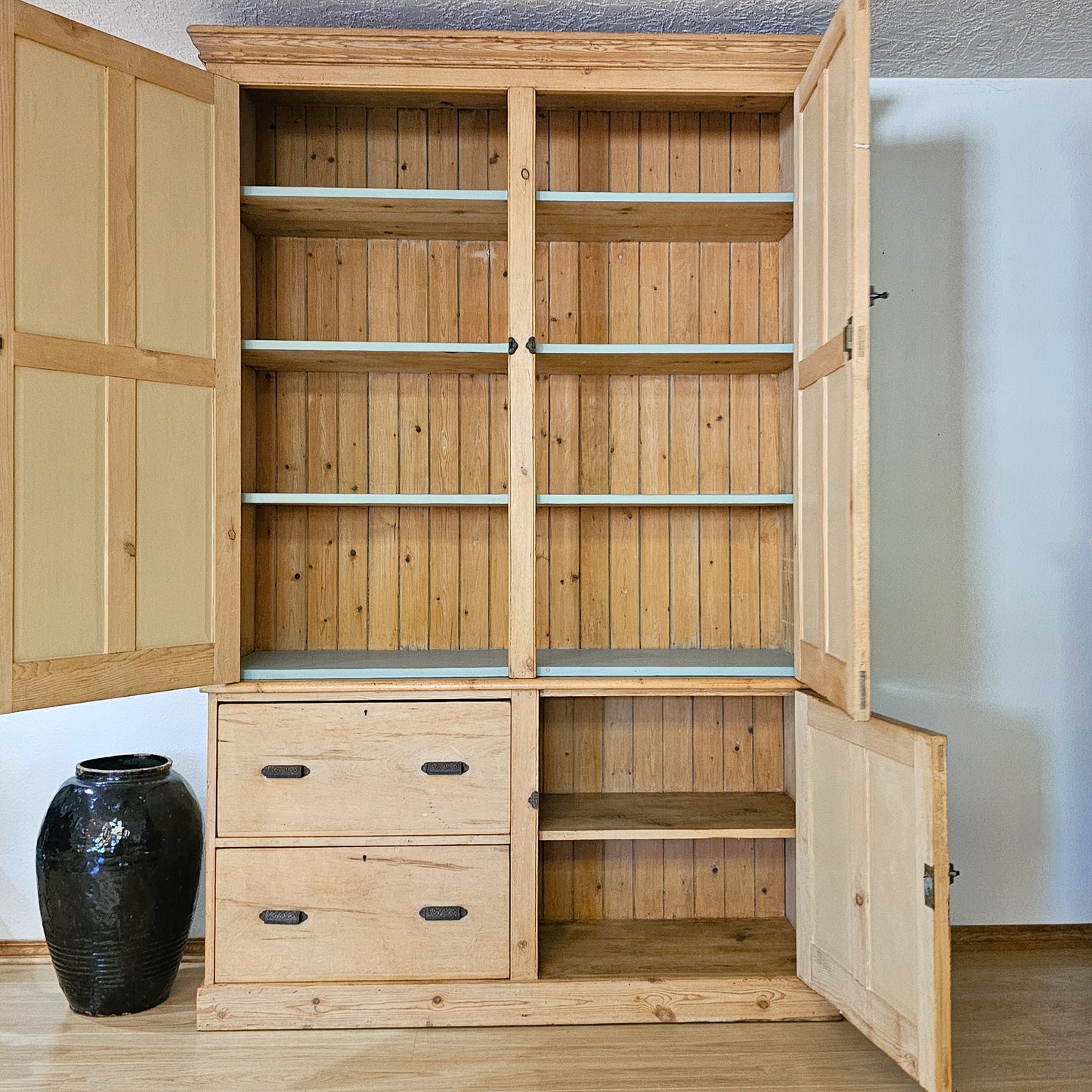 Antique Pine Housekeeper's Cupboard