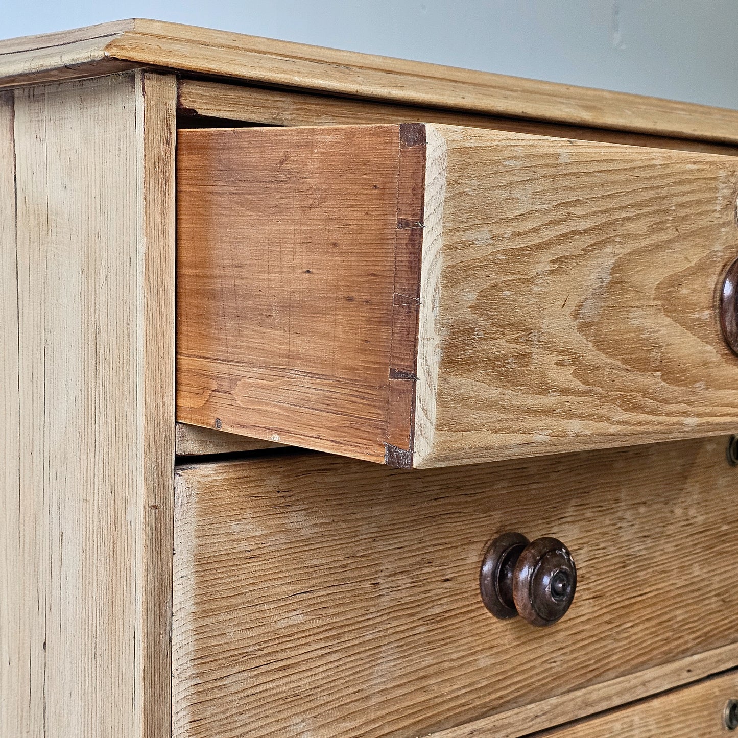 Antique English Pine Dresser - Circa 1880