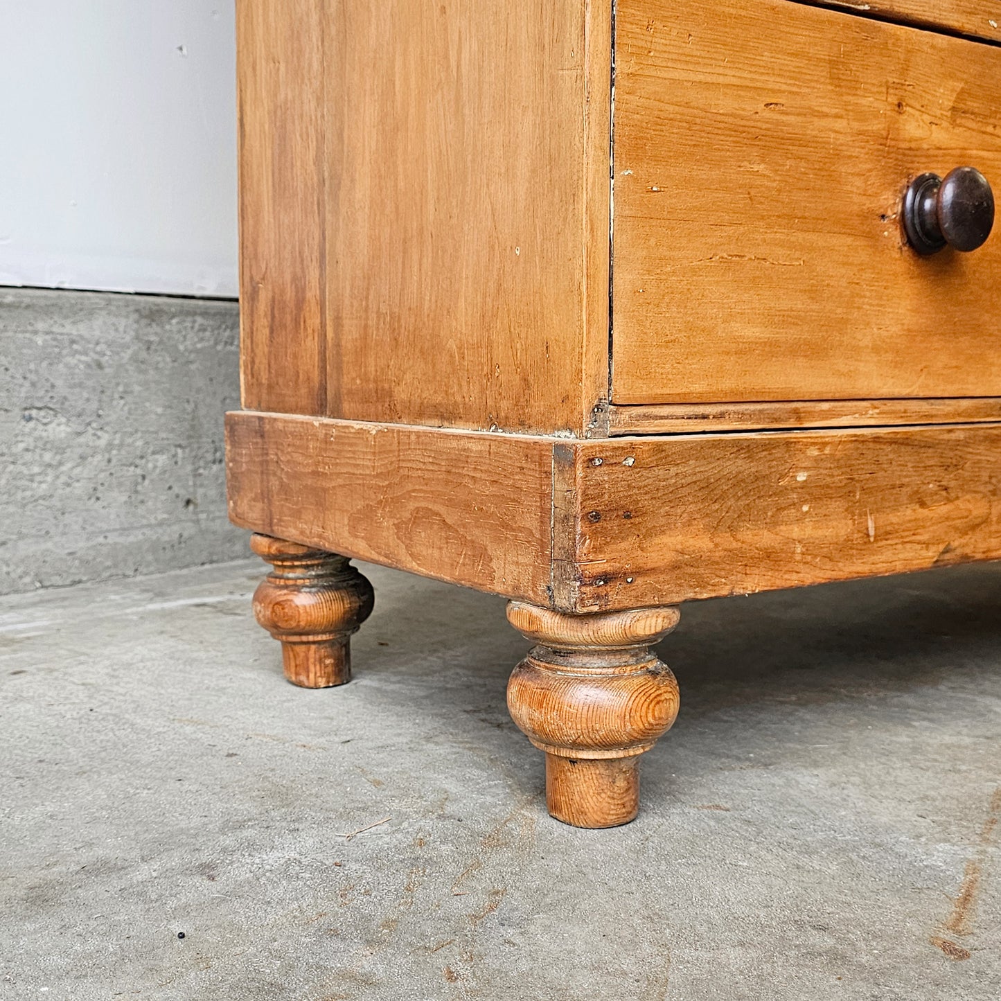 Antique English Pine Dresser - Circa 1880