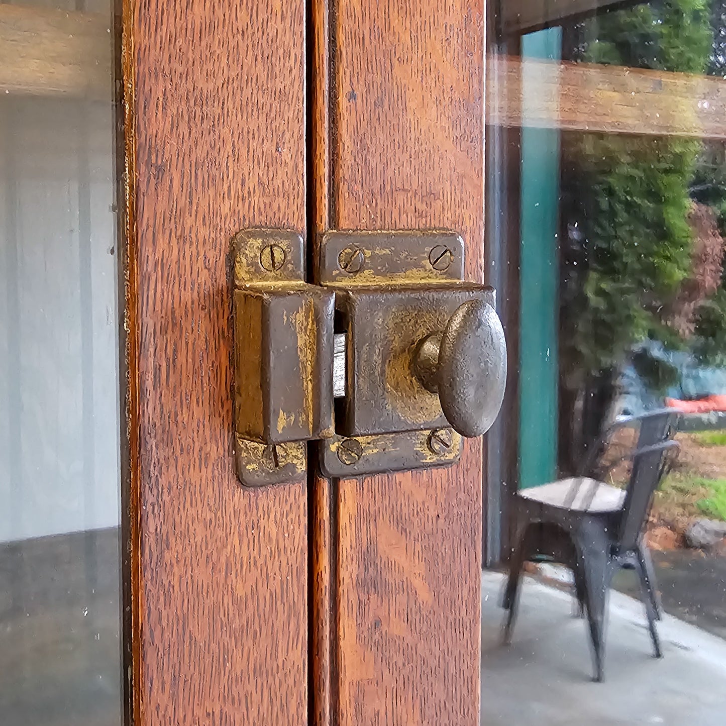 Stately Antique general store display cabinet