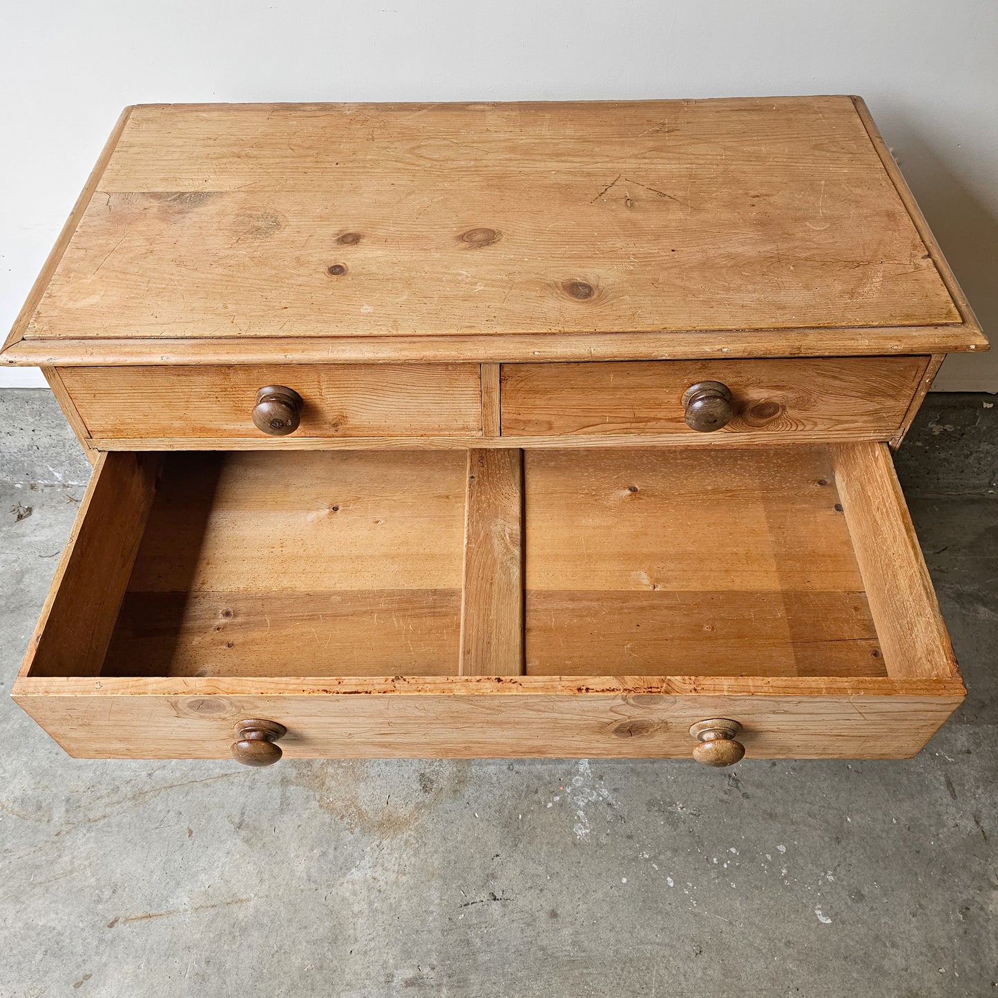 Antique English Pine Dresser - circa 1870