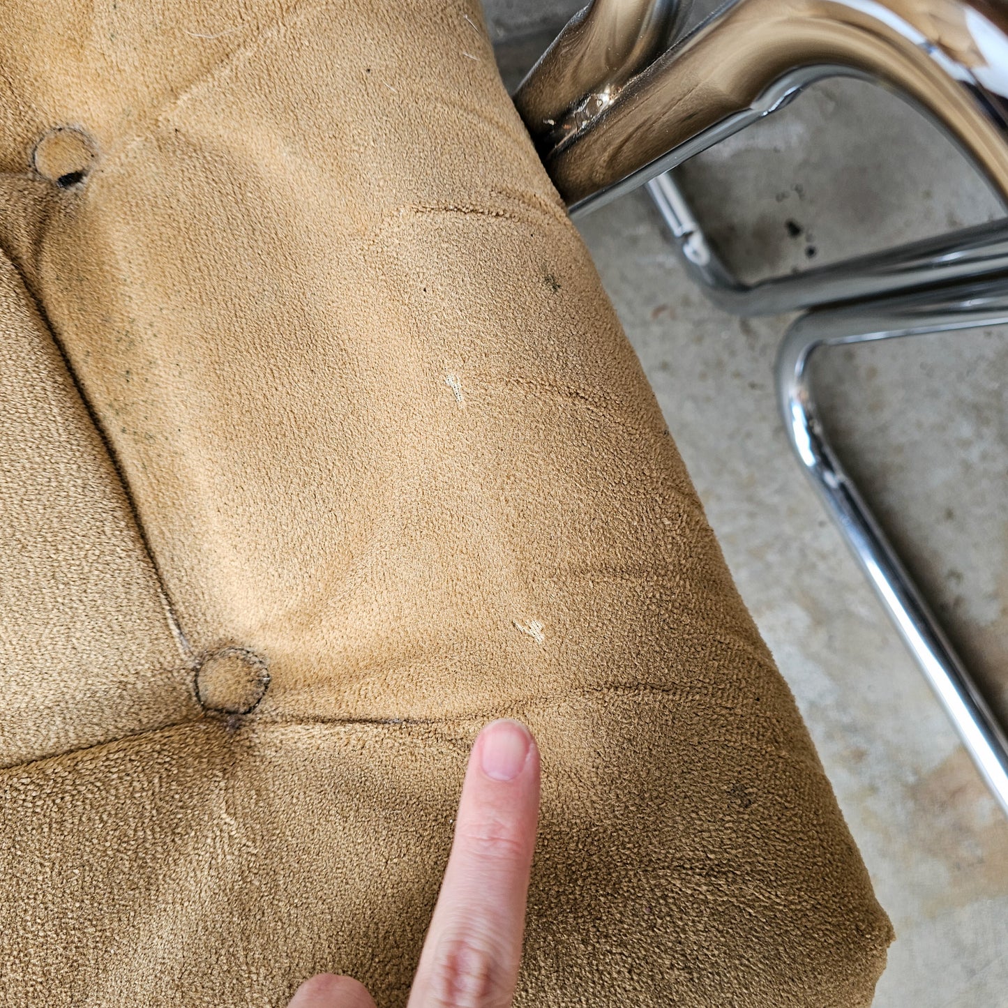 Circa 1970s Chrome & Glass Dining Set with Oak Armchairs 5-Piece Set