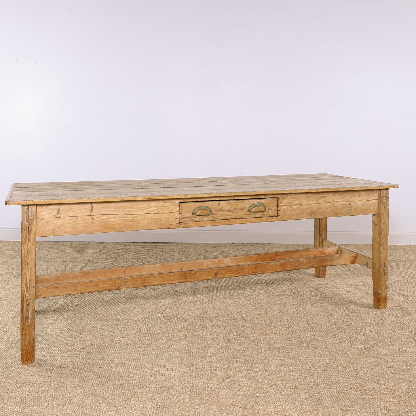 Antique Irish Pine Farmhouse Table | Circa 1870