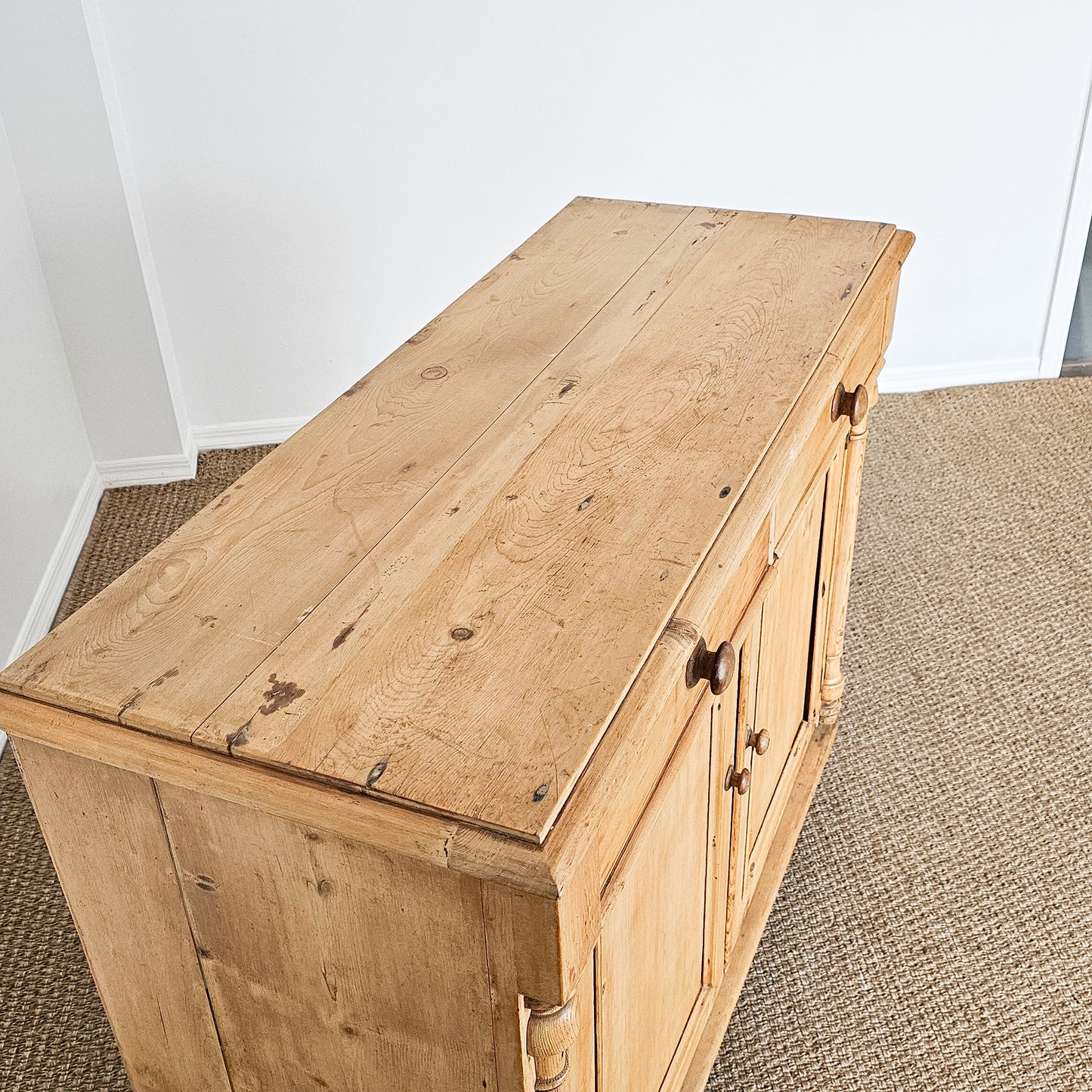 Antique English Pine Cupboard | Circa 1880