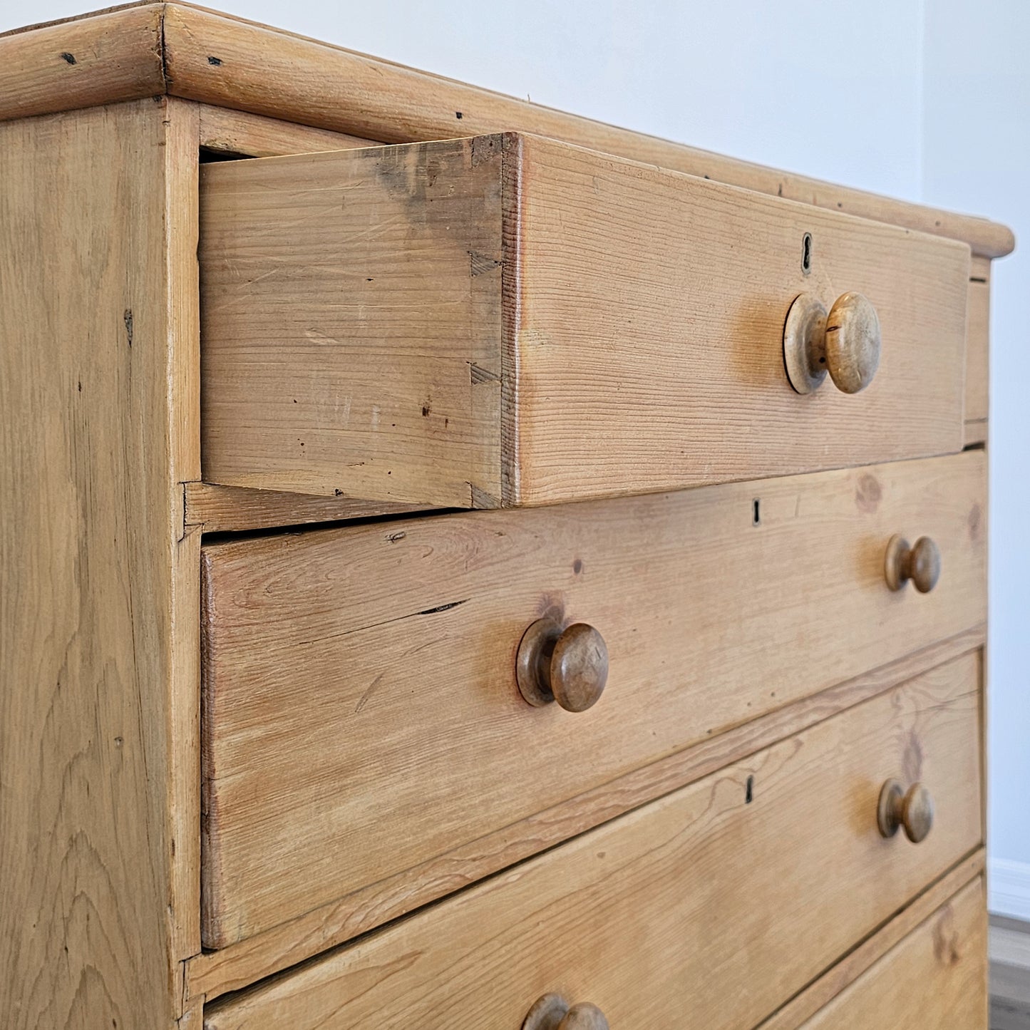Antique English Pine Dresser - Circa 1860