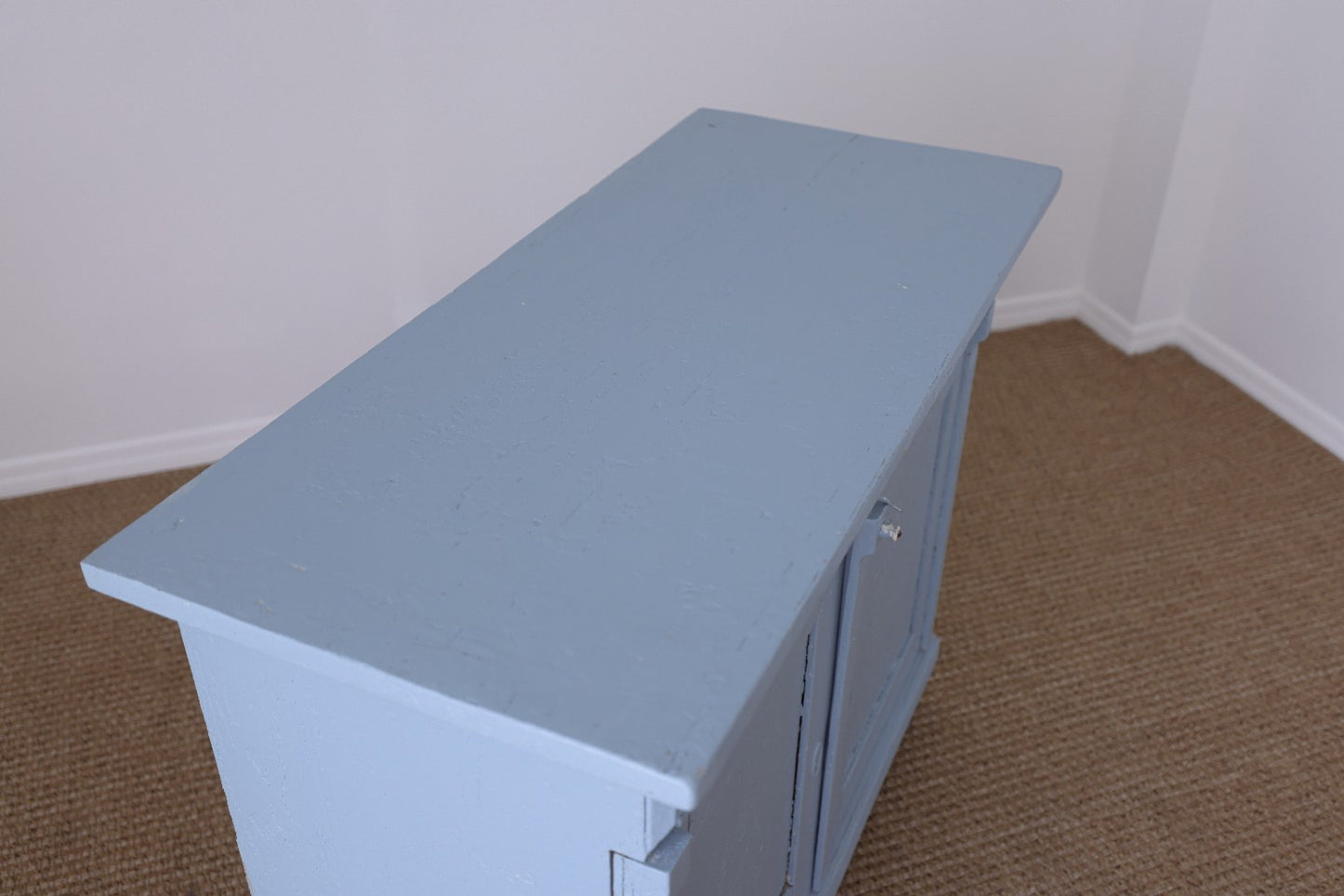 Antique Painted Pine Cupboard