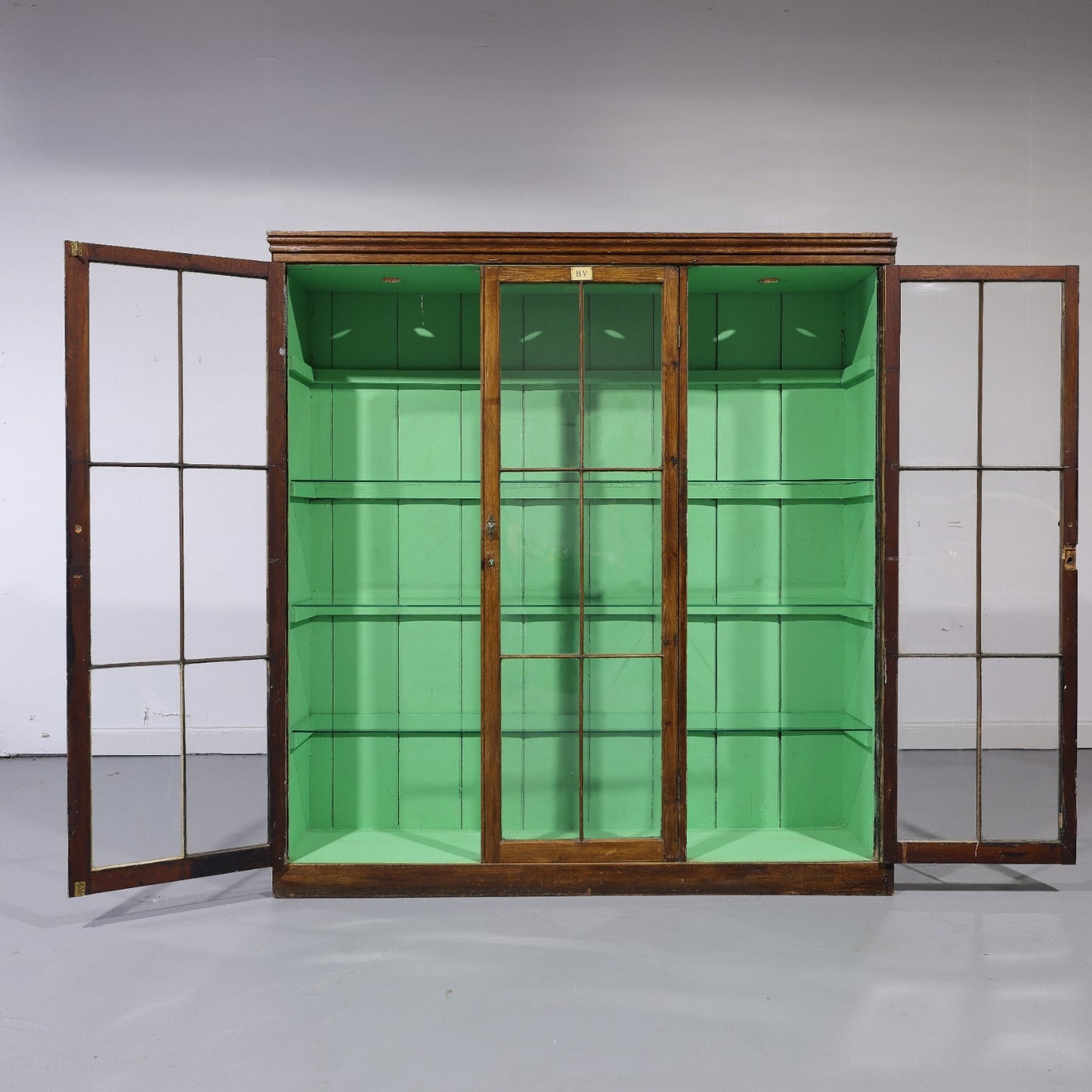 Matching Pair of Antique Glazed Display Cabinets | Circa 1860
