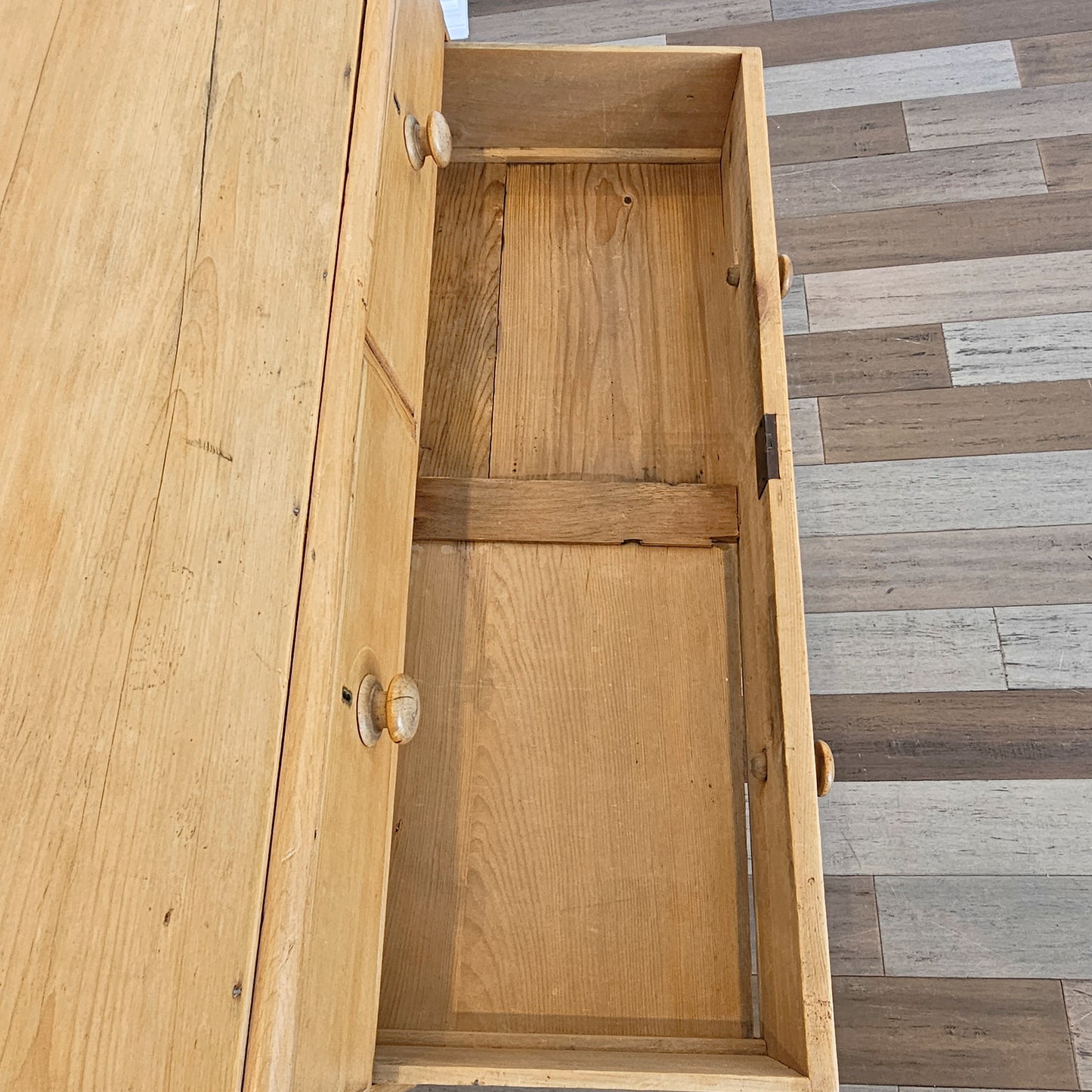 Antique English Pine Dresser - Circa 1860