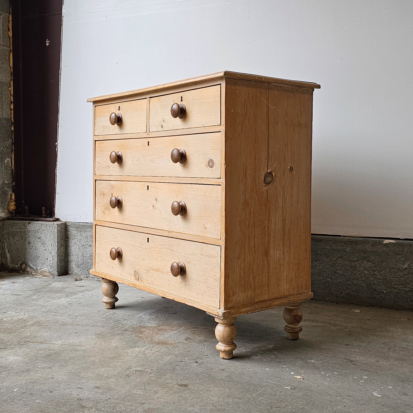 Antique English Pine Dresser- Circa 1870