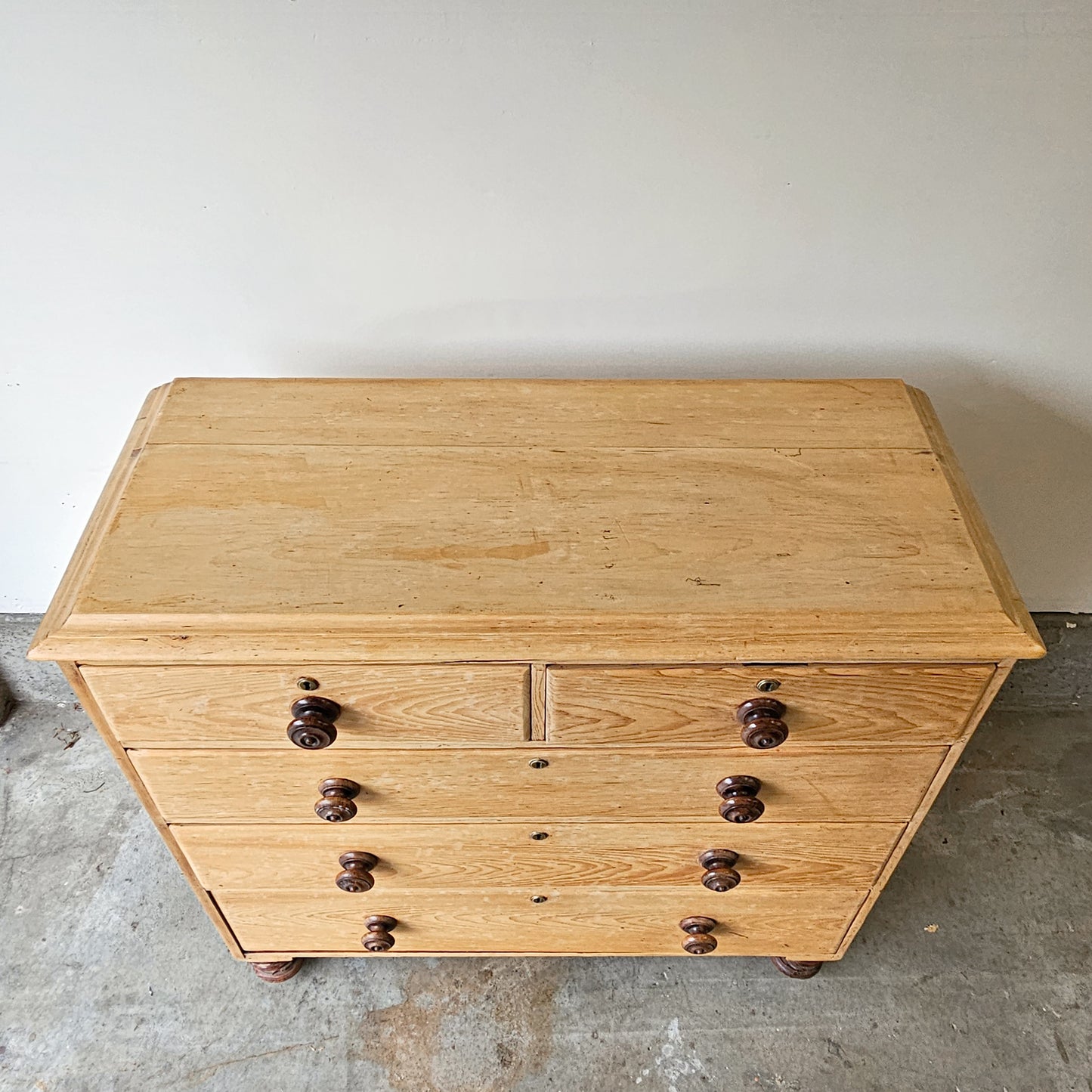 Antique English Pine Dresser - Circa 1880