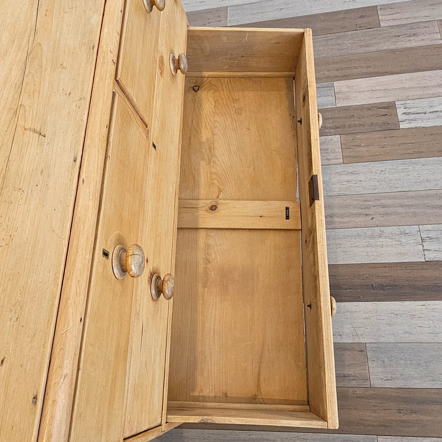 Antique English Pine Dresser - Circa 1860