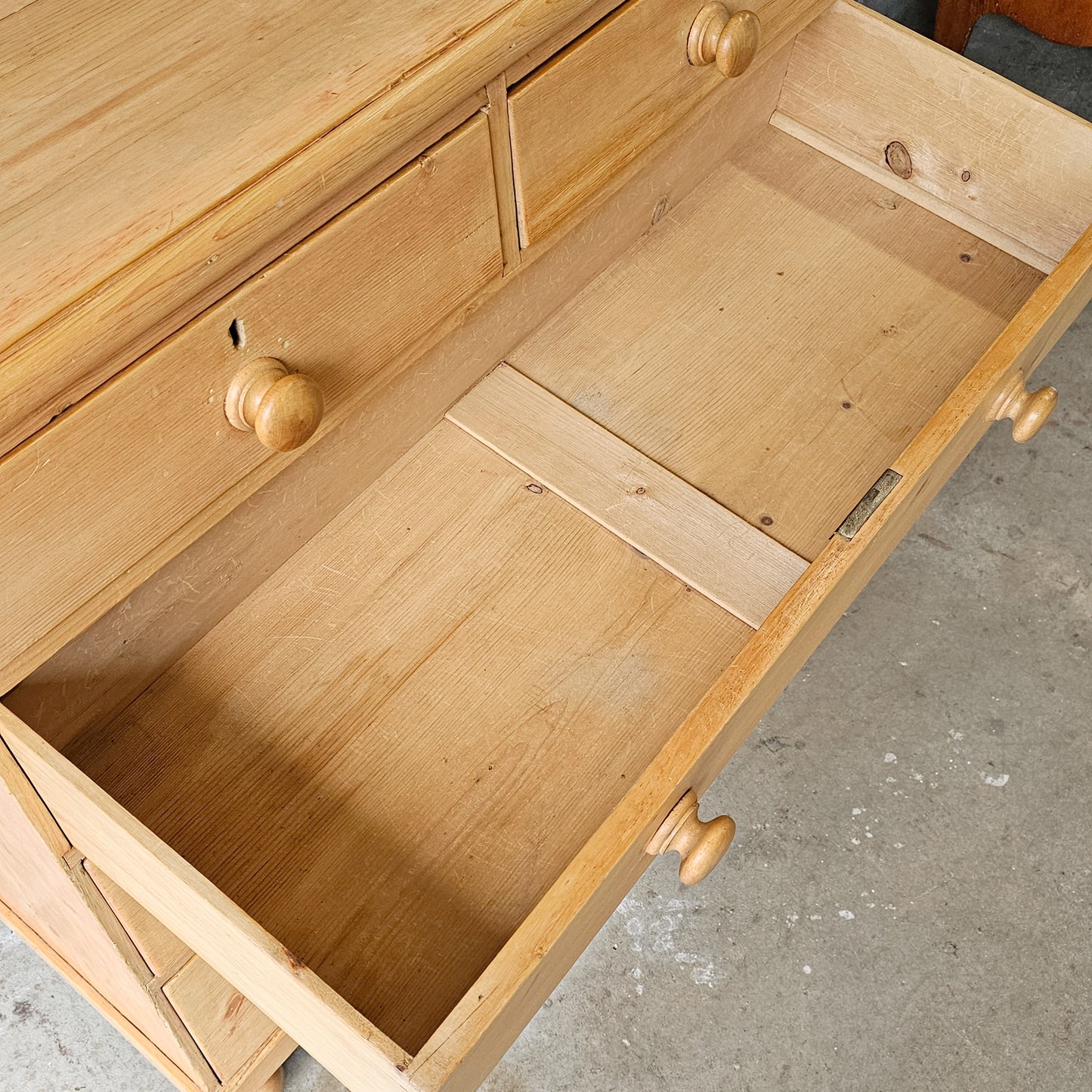 Antique English Pine Dresser - Circa 1870