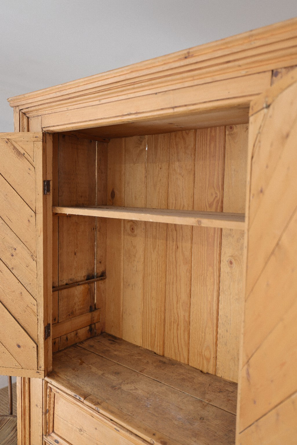 Antique English Pine Cupboard | c. Late 19th century