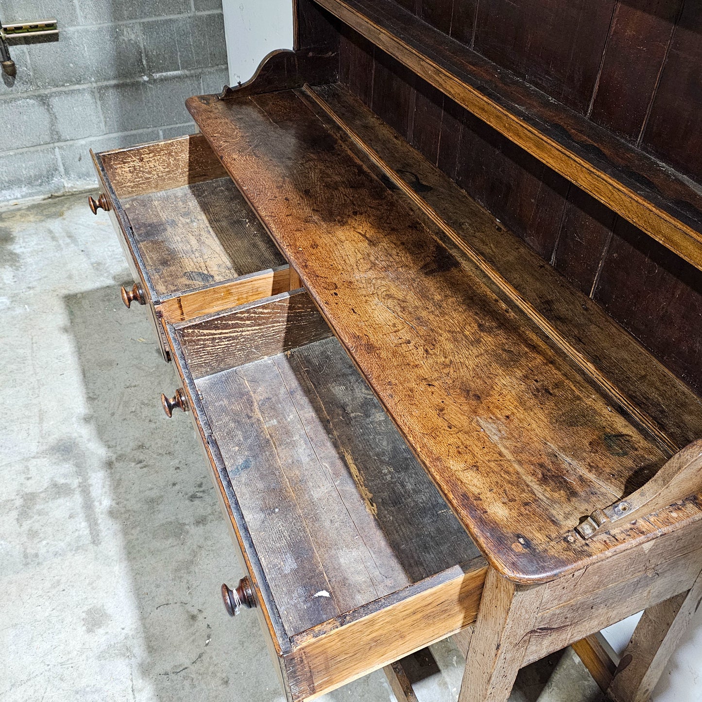 Antique Welsh Oak Dresser - 18th Century