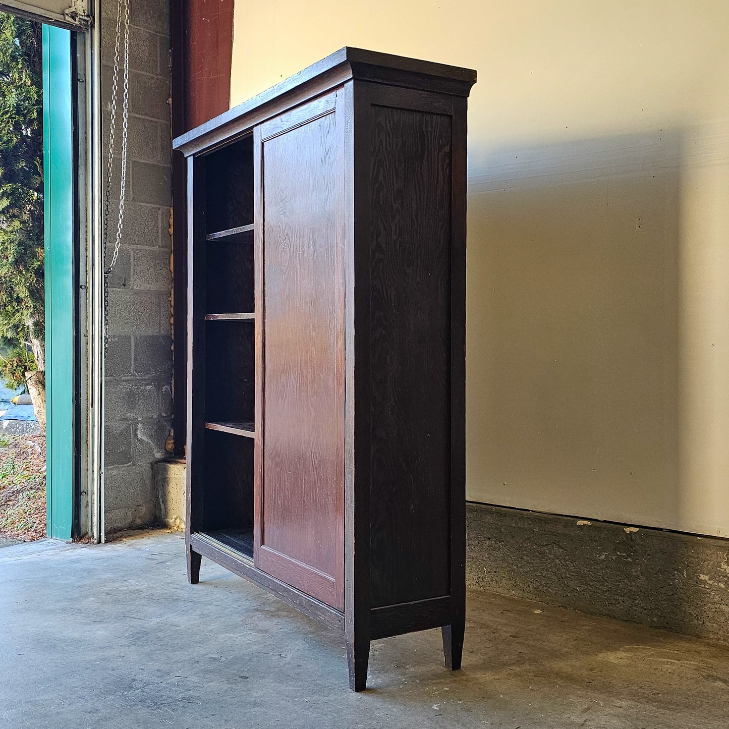 Antique Sliding Door Bookcase / Cabinet - Circa early 1900's