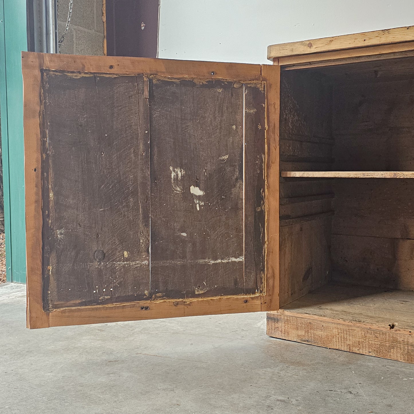 Antique English Pine Sideboard - Circa 1880