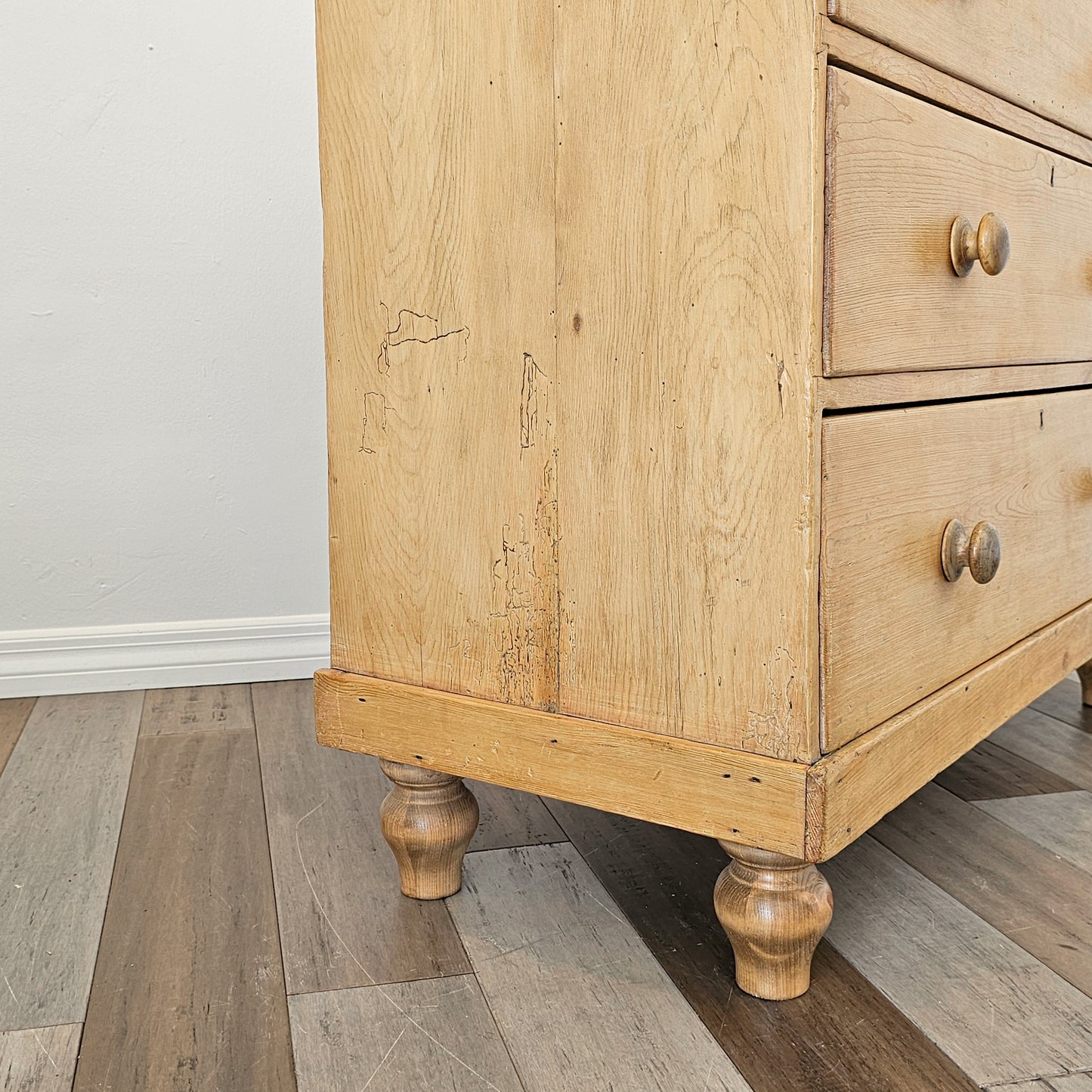 Antique English Pine Dresser - Circa 1860
