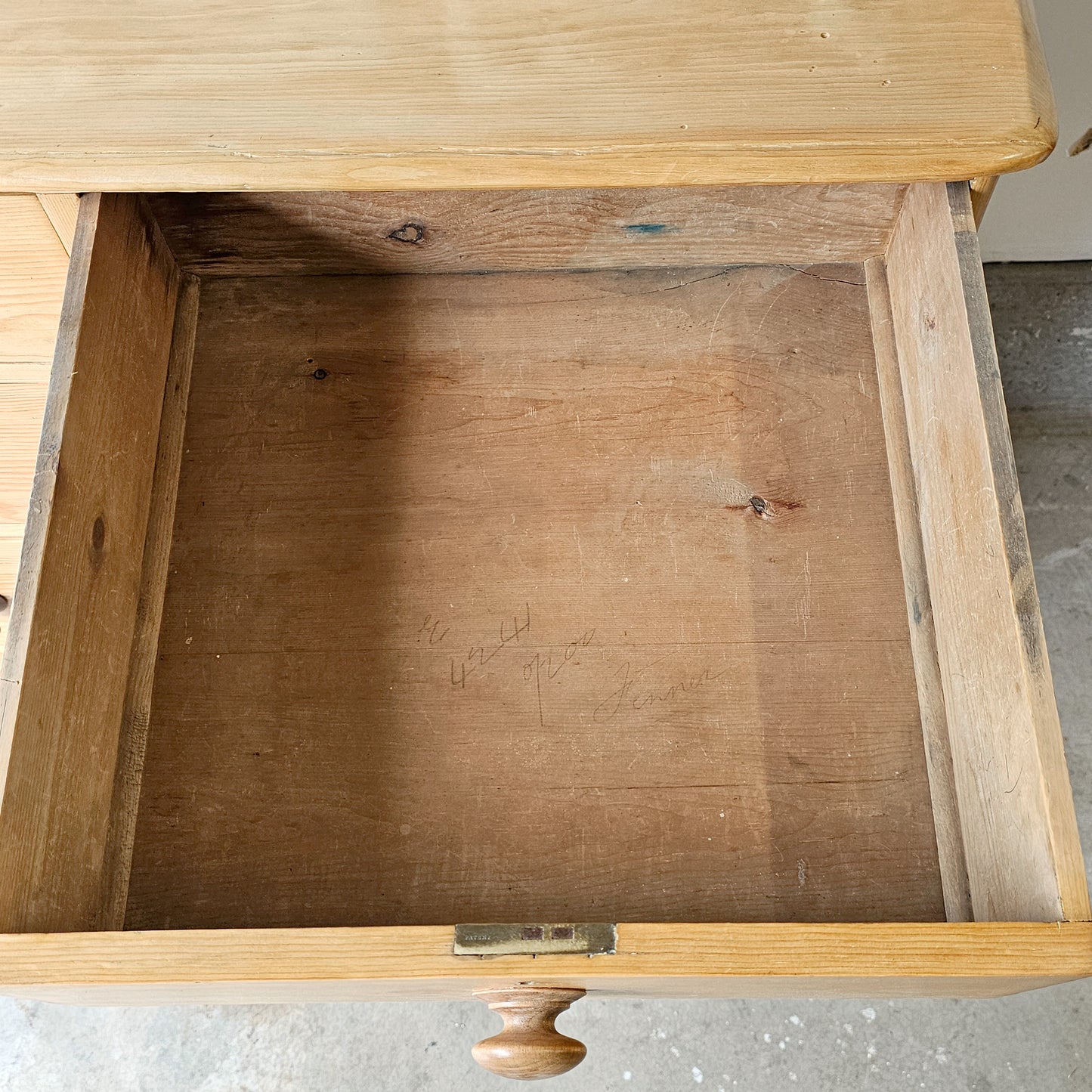 Antique English Pine Dresser - Circa 1880